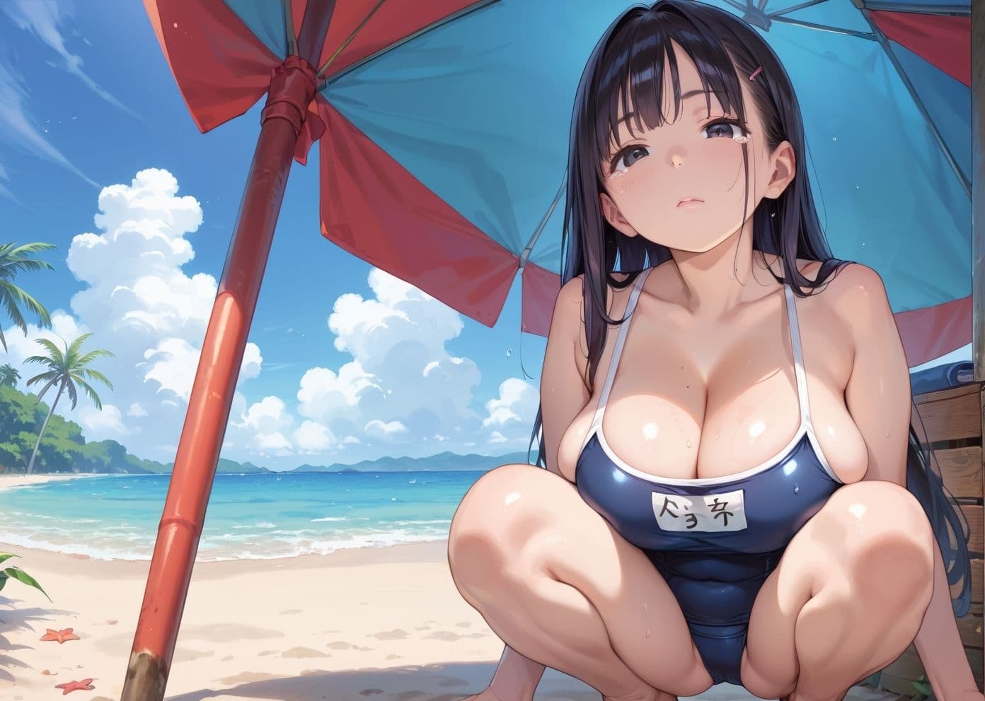 スク水えちえち委員長。CG画像集1 サンプル5