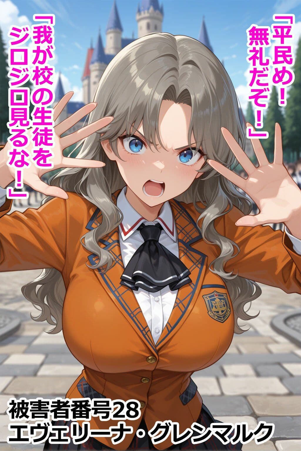 巨乳お嬢様レ〇プ事件被害者録2 即出し2コマ サンプル4