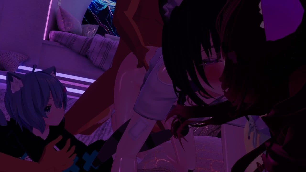 【視聴者参加型】雨の日はお部屋でまったり…【ChilloutVR】  事務乃あんず サンプル9