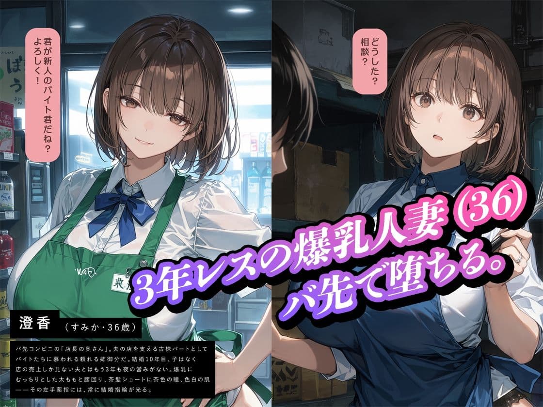 バ先の爆乳人妻と中出しえっち サンプル1