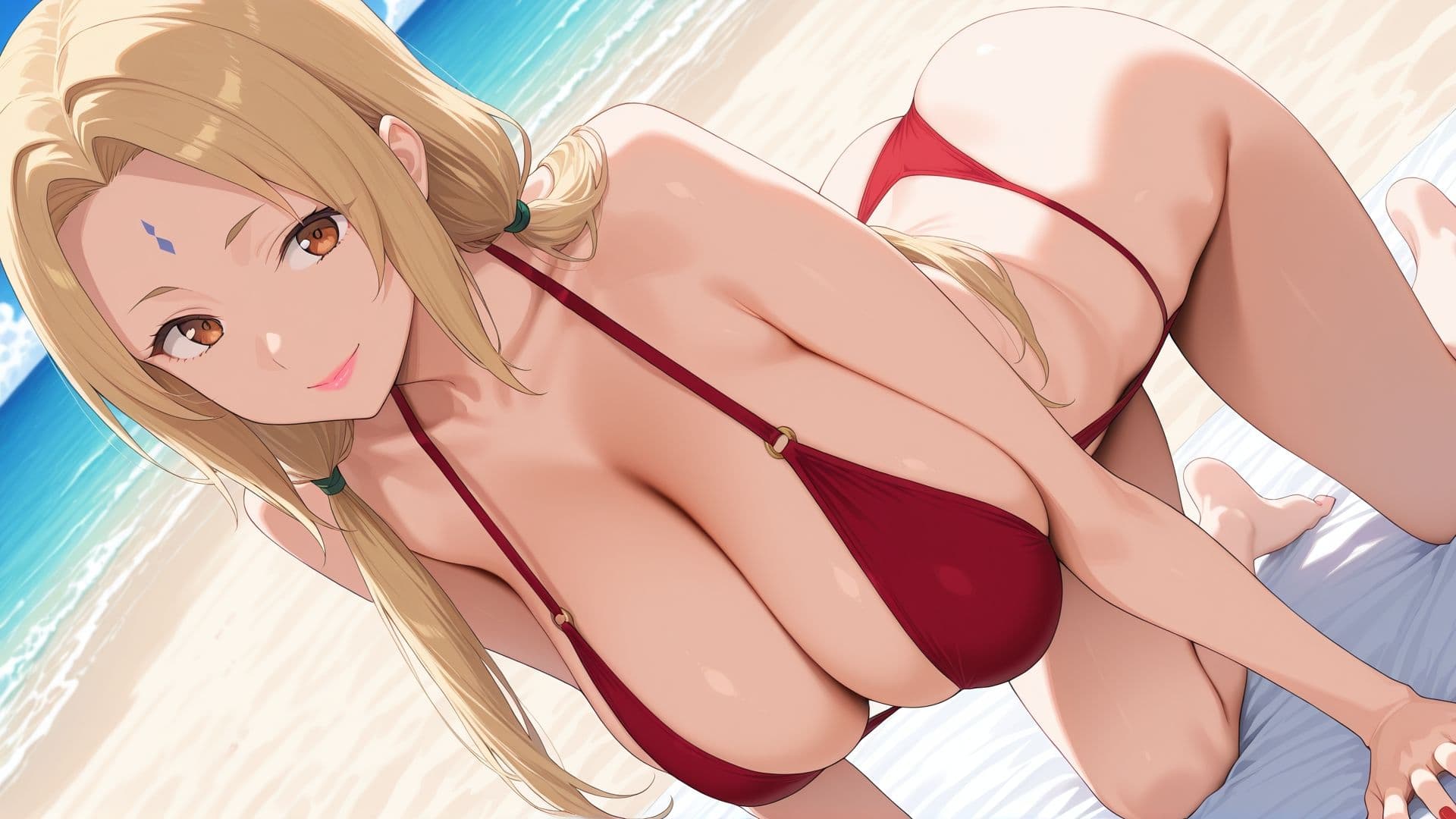 寝ている○○にぶっかけ  つなで編 サンプル3