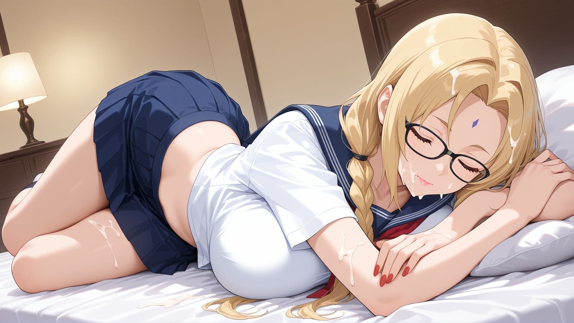 寝ている○○にぶっかけ  つなで編 サンプル8