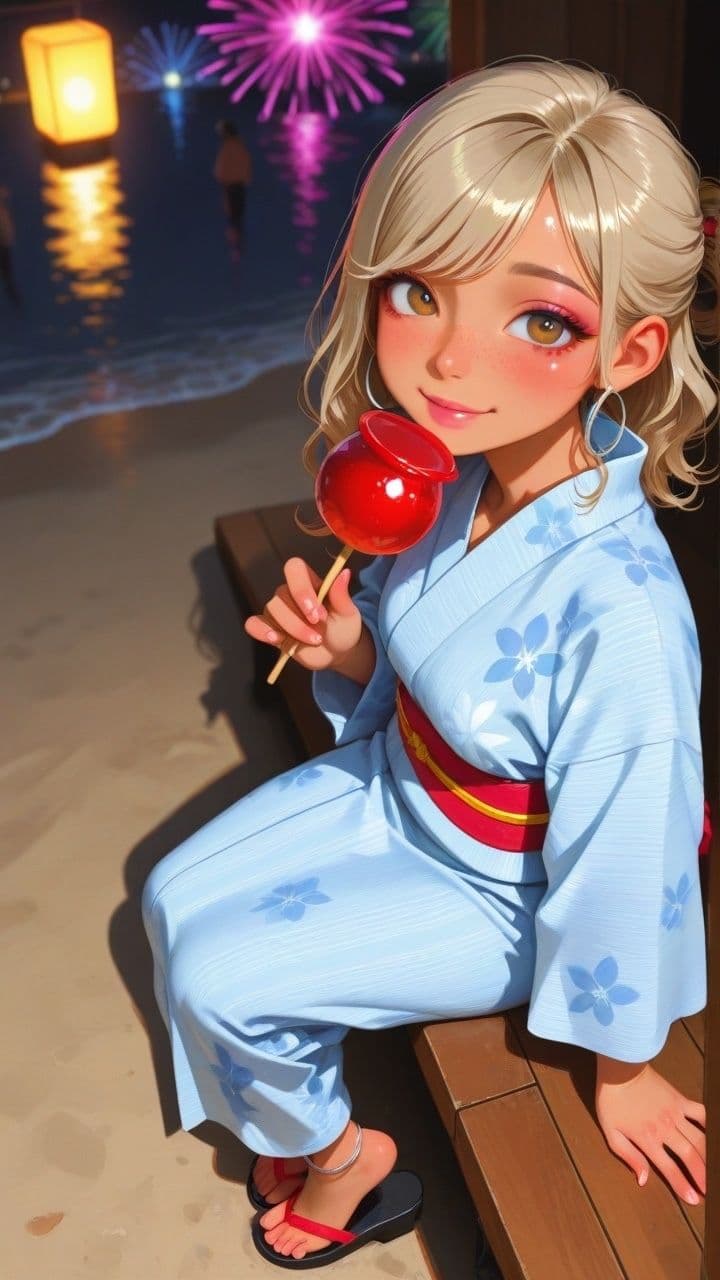 海の家のギャル・沙世姉と朝までイチャラブ！ サンプル4