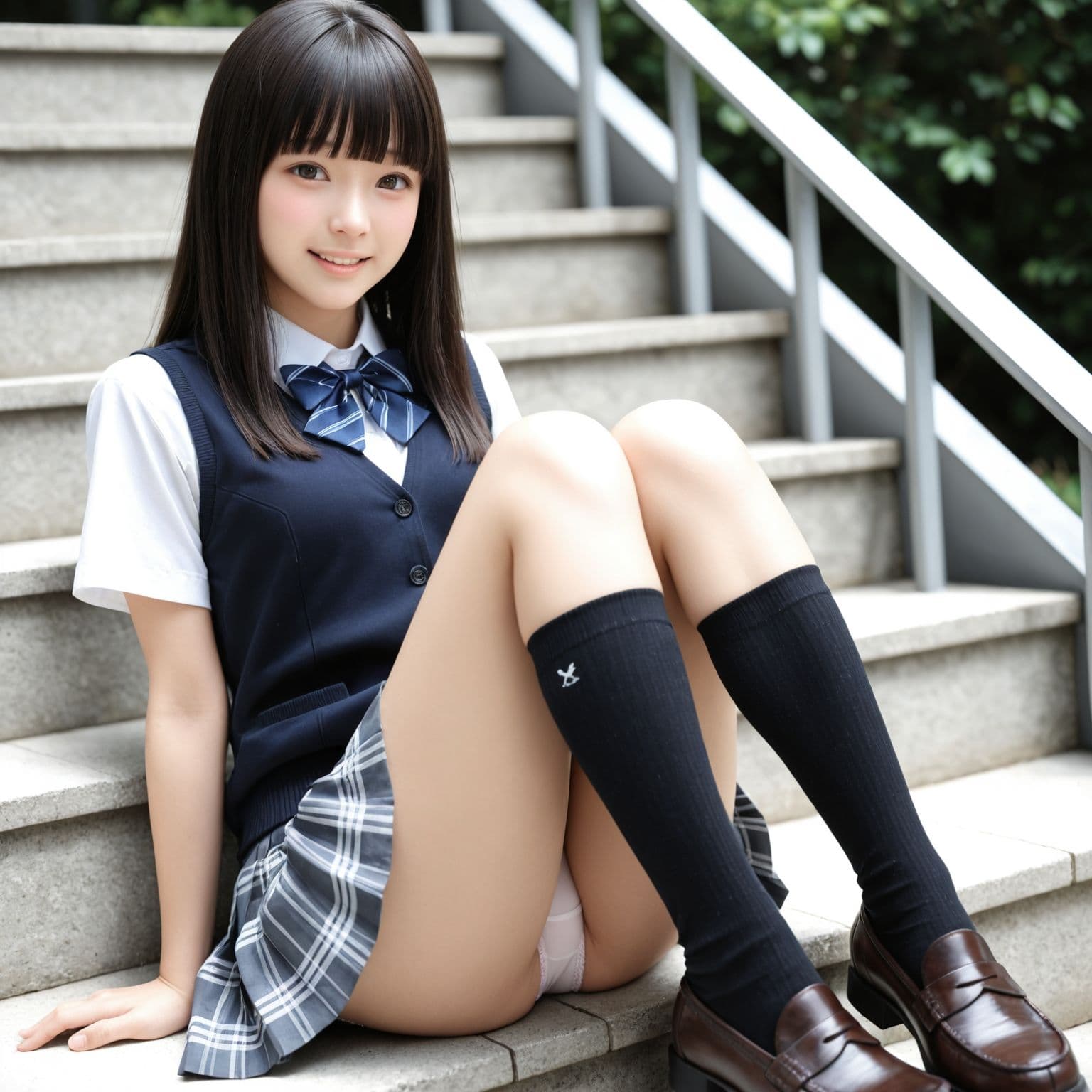 制服パンチラ part-2 サンプル1