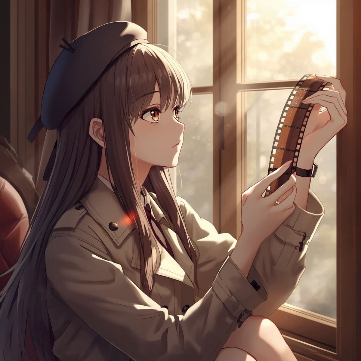 【AIイラスト集】NOSTALGIA III - 追憶のネガフィルムと夕暮れの遊園地 - サンプル9