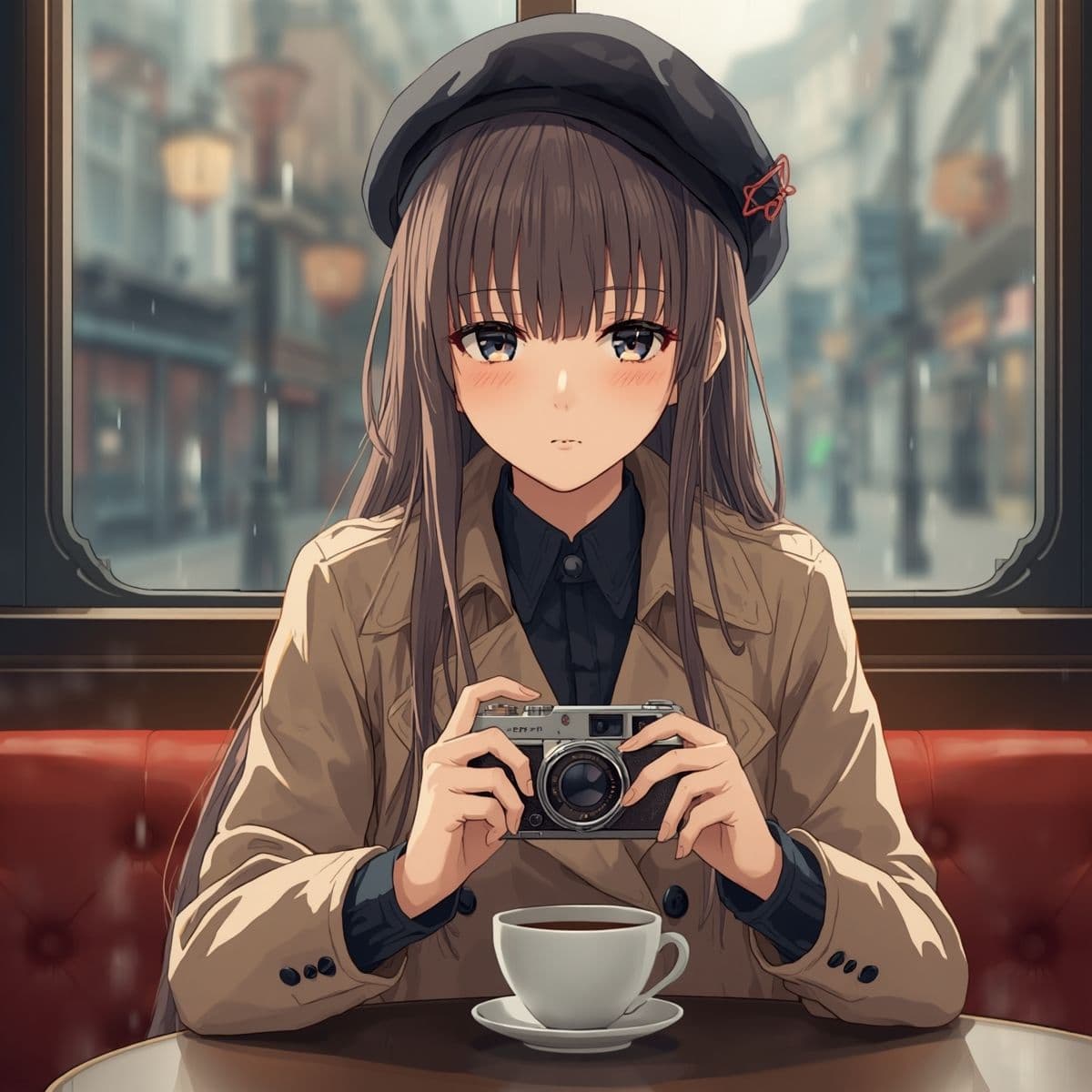 【AIイラスト集】NOSTALGIA III - 追憶のネガフィルムと夕暮れの遊園地 - サンプル10