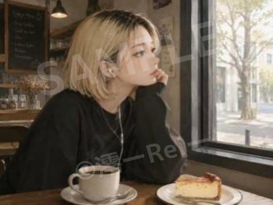 カフェの女性たち
