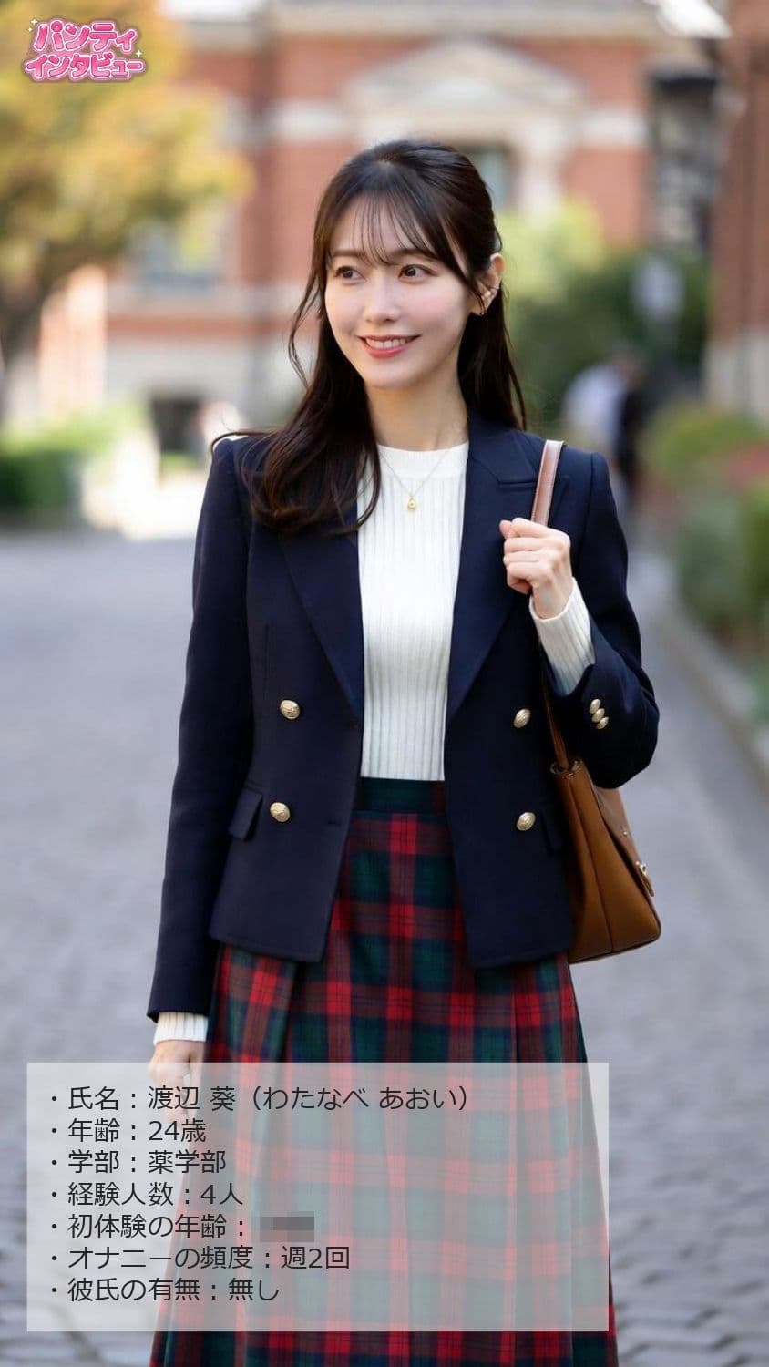 Panty Interview 〜キャンパスに潜む20人の女子大生、秘められた下着事情〜【圧倒的リアル・AI実写】 サンプル3
