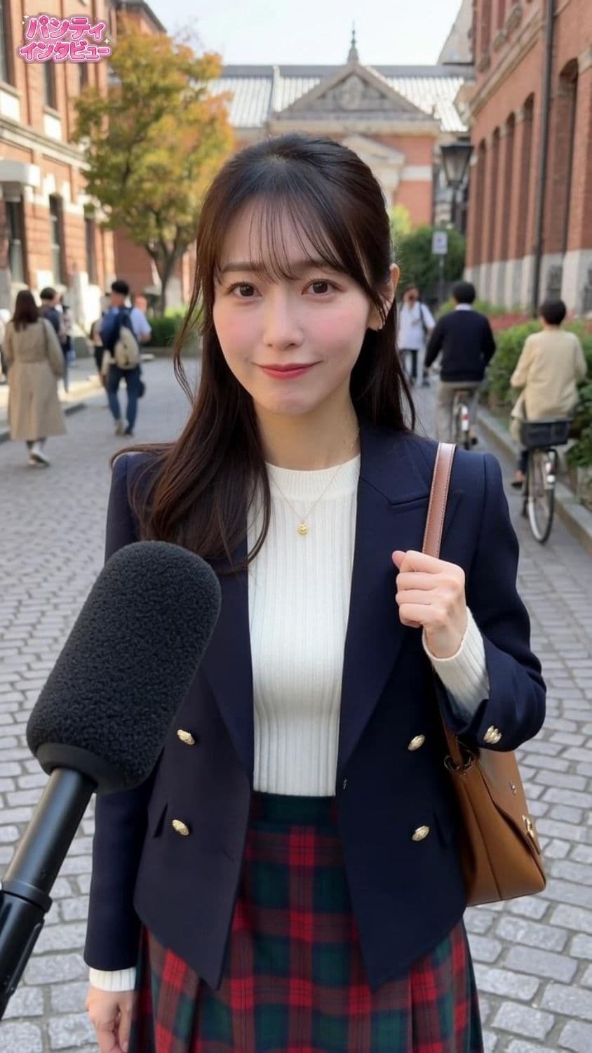Panty Interview 〜キャンパスに潜む20人の女子大生、秘められた下着事情〜【圧倒的リアル・AI実写】 サンプル4