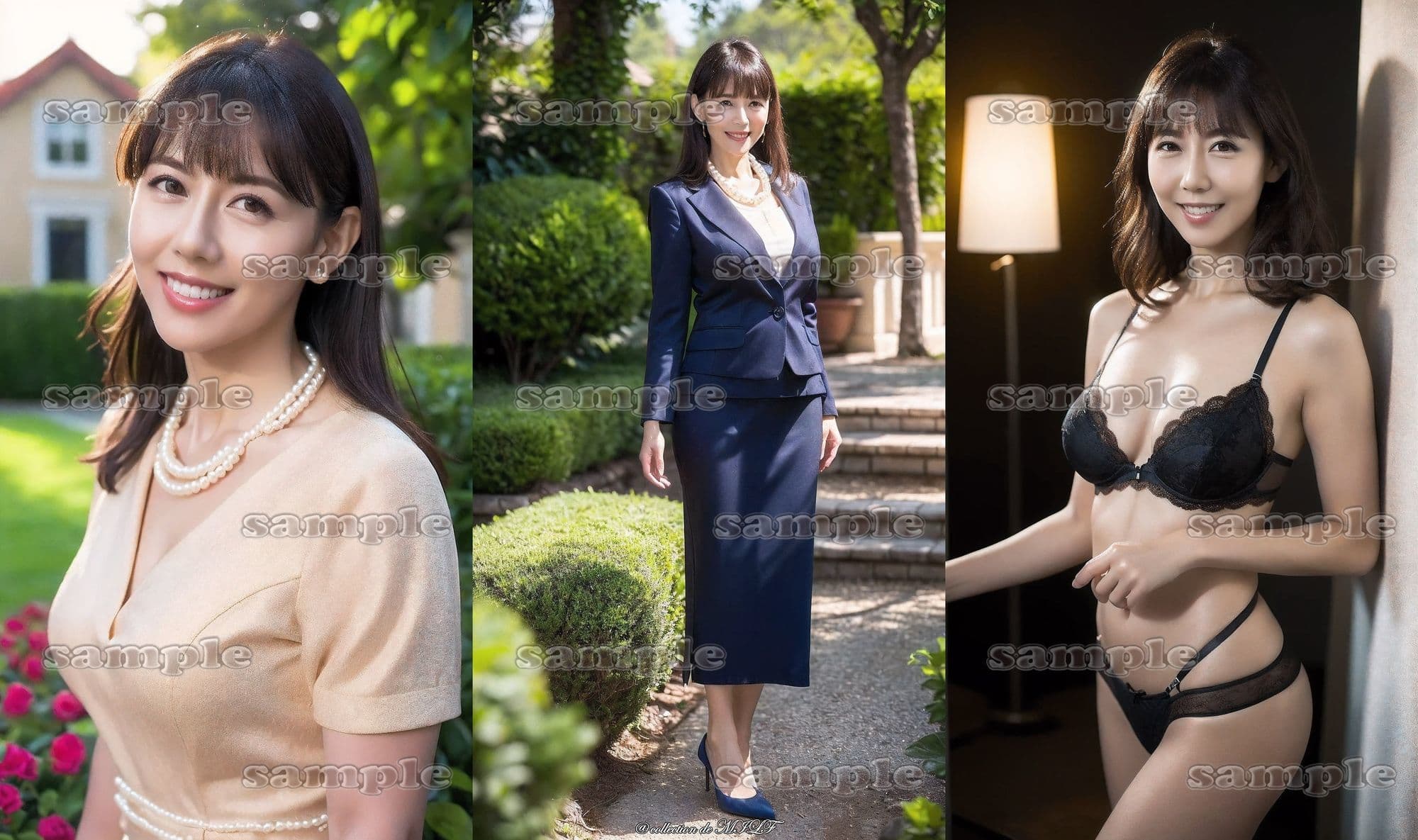 【AIグラビア】熟女の素顔と着衣姿 サンプル5