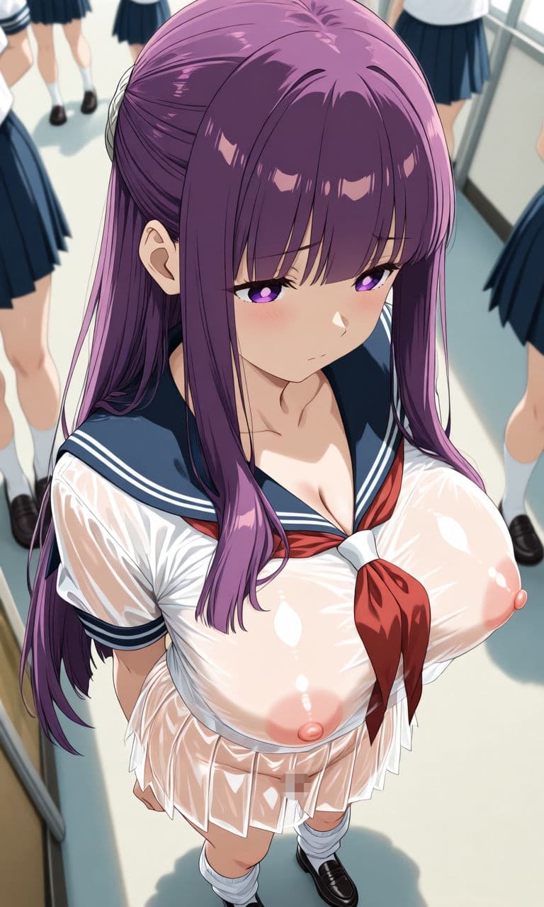 フ○ルン  スケスケセーラー服でHな日常 サンプル1