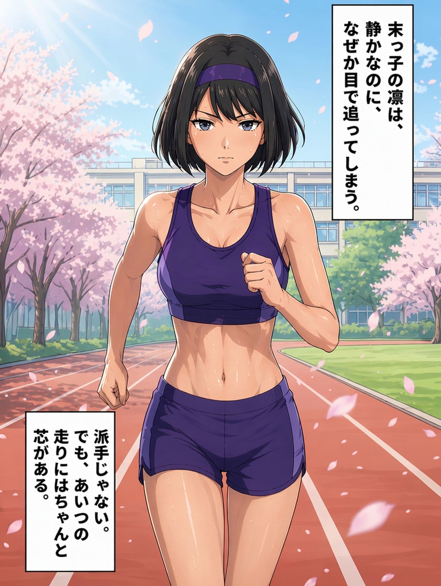 【陸上実妹3姉妹NTRシリーズ】 ハゲ山コーチの毒牙 Vol.3凛編 サンプル2