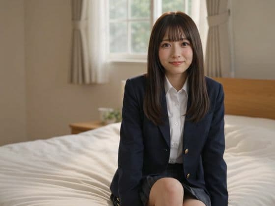 制服を着た年下のギャル系彼女との日常（実写系動画） サンプル1