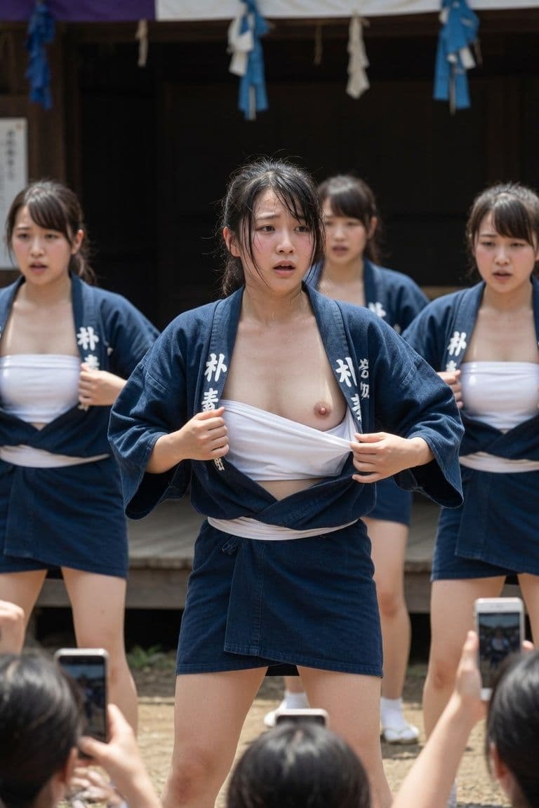 ダンス中におっぱいポロリ ハプニング画像集 サンプル4