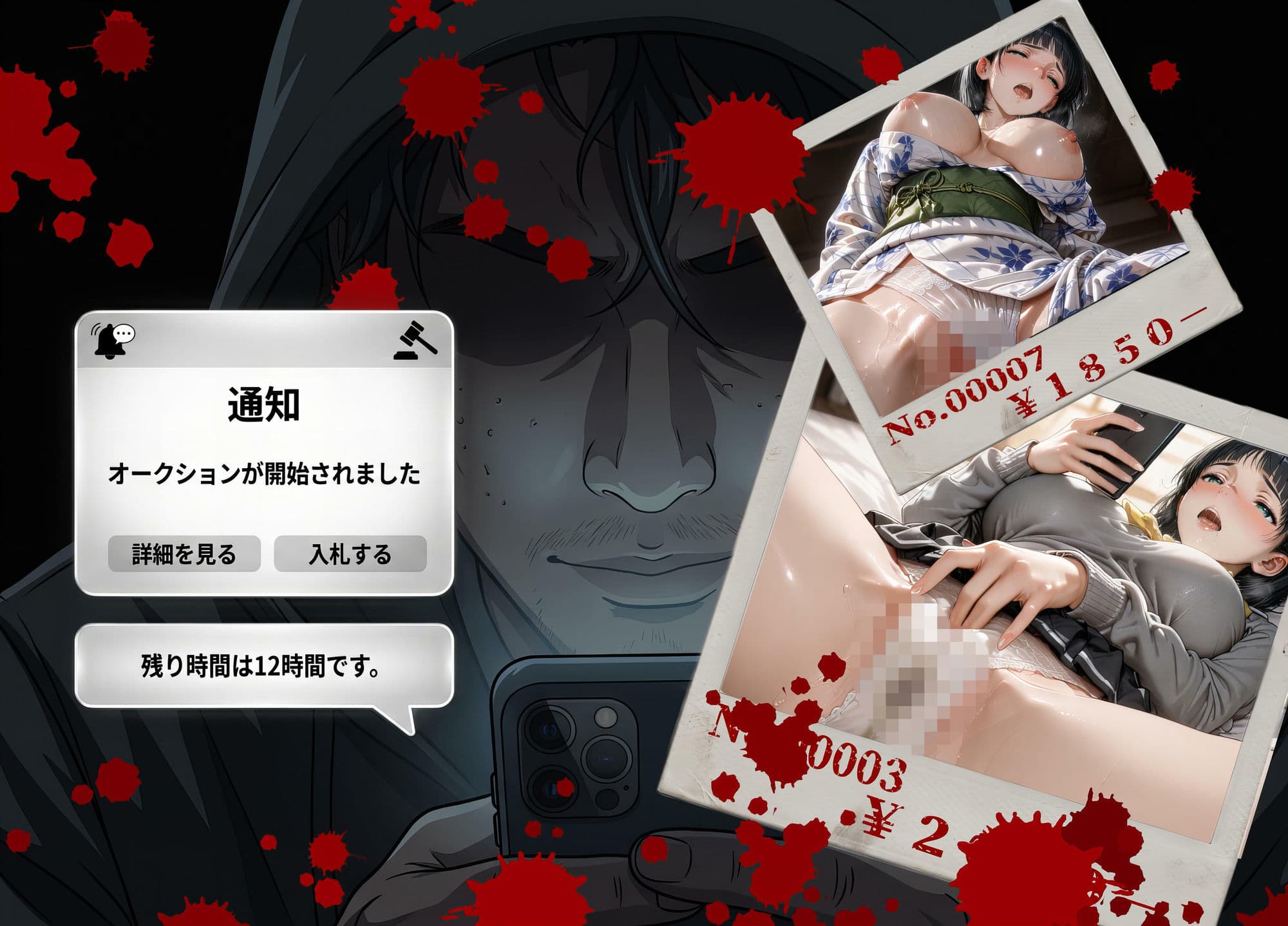 『裏垢オークション-裏コス5種販売中-』桐ケ谷〇葉Ver サンプル1
