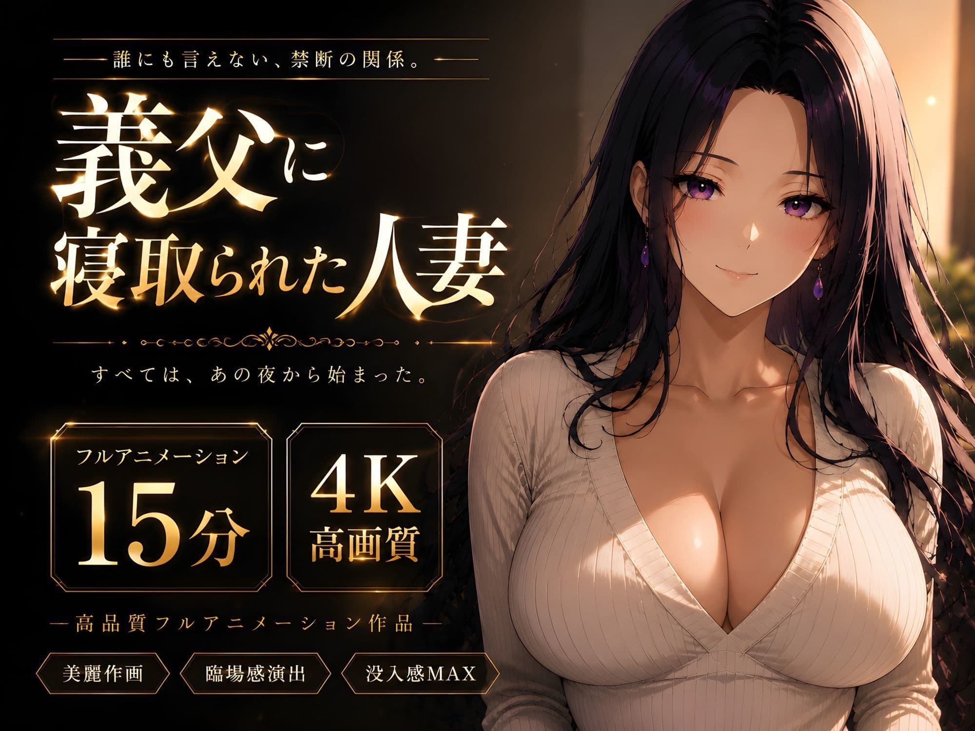 【4Kアニメ】義父に寝取られた人妻まゆみ‥終わりのない支配。 サンプル3