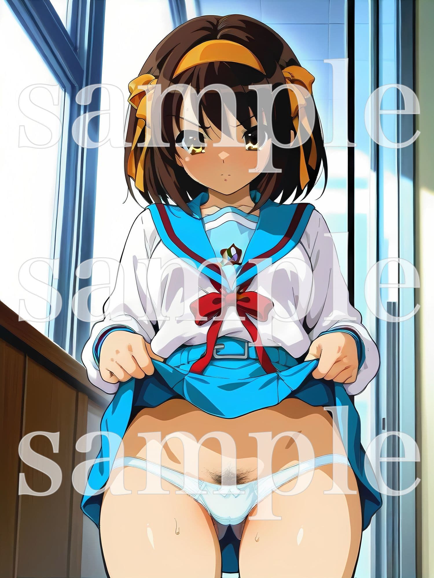 秘密のチラ見せアルバイト〜パンツを見せてもらったら陰毛まで見えちゃいました〜涼〇ハ〇ヒ編 サンプル2