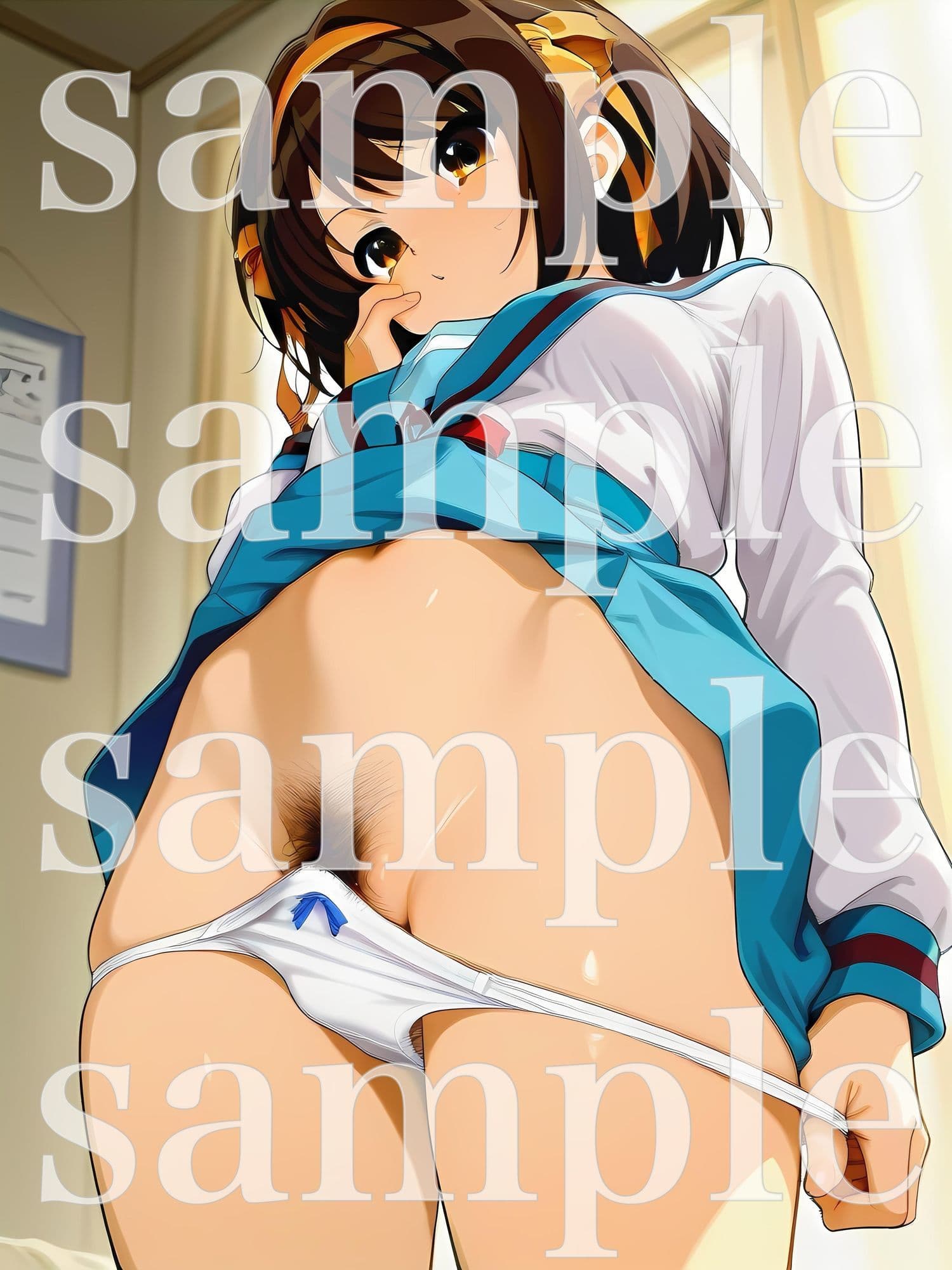 秘密のチラ見せアルバイト〜パンツを見せてもらったら陰毛まで見えちゃいました〜涼〇ハ〇ヒ編 サンプル6