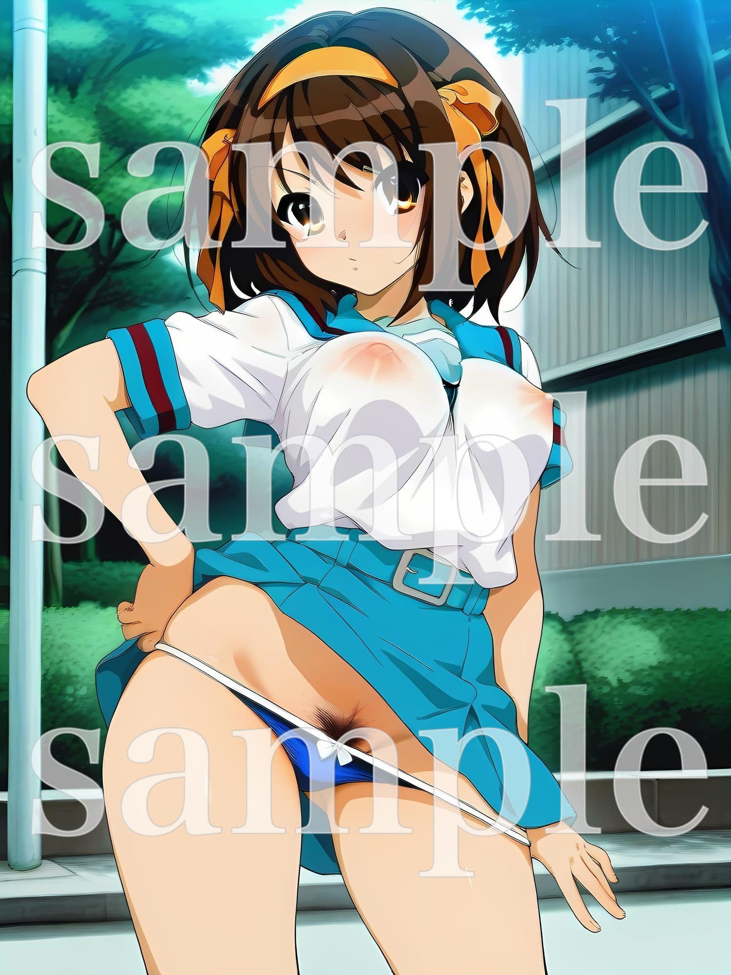 秘密のチラ見せアルバイト〜パンツを見せてもらったら陰毛まで見えちゃいました〜涼〇ハ〇ヒ編 サンプル8