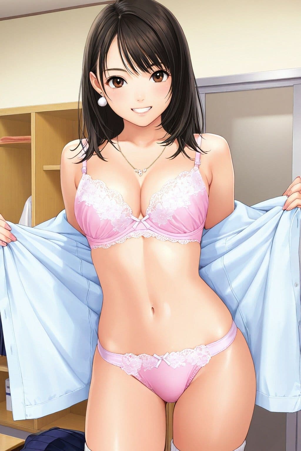 潜入女子更衣室  JK生着替え中 Vol.5 サンプル1