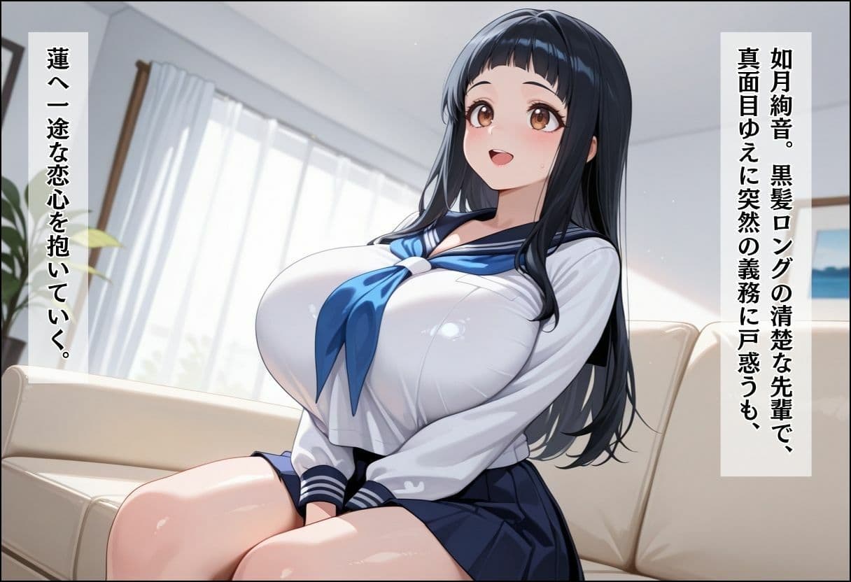 性実習プログラムーセックスが義務教育になった話〜〜清楚先輩とツンデレ同級生編〜 サンプル3