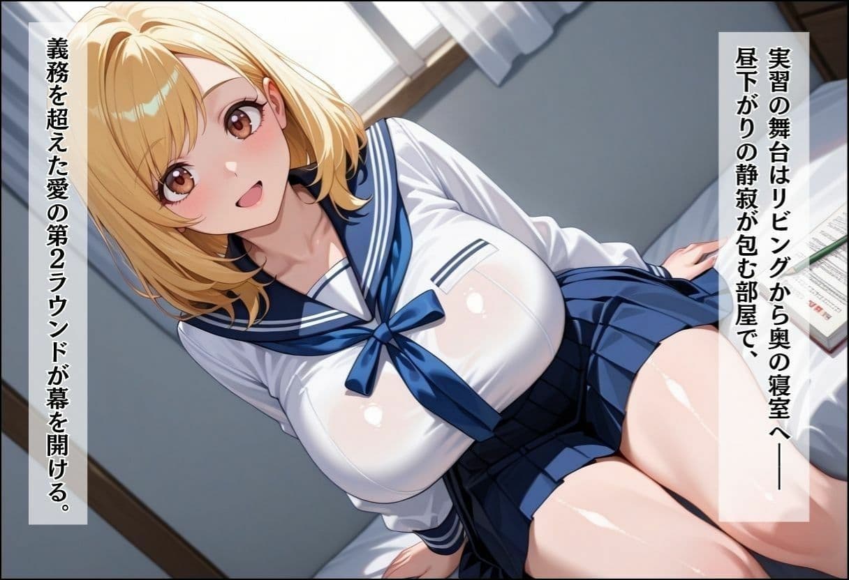 性実習プログラムーセックスが義務教育になった話〜〜清楚先輩とツンデレ同級生編〜 サンプル8