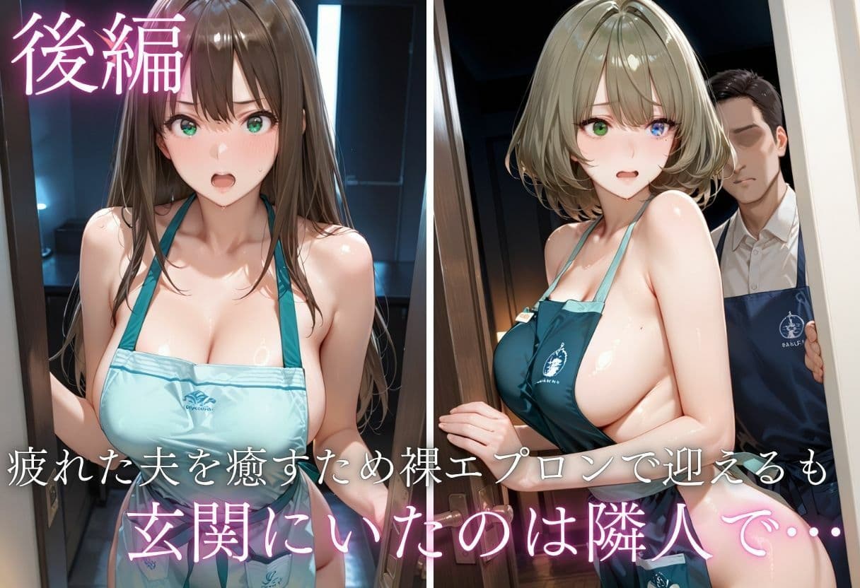 純愛新婚の果てに…裸エプロン妻の隣人NTRでハート目にVol.1 サンプル7