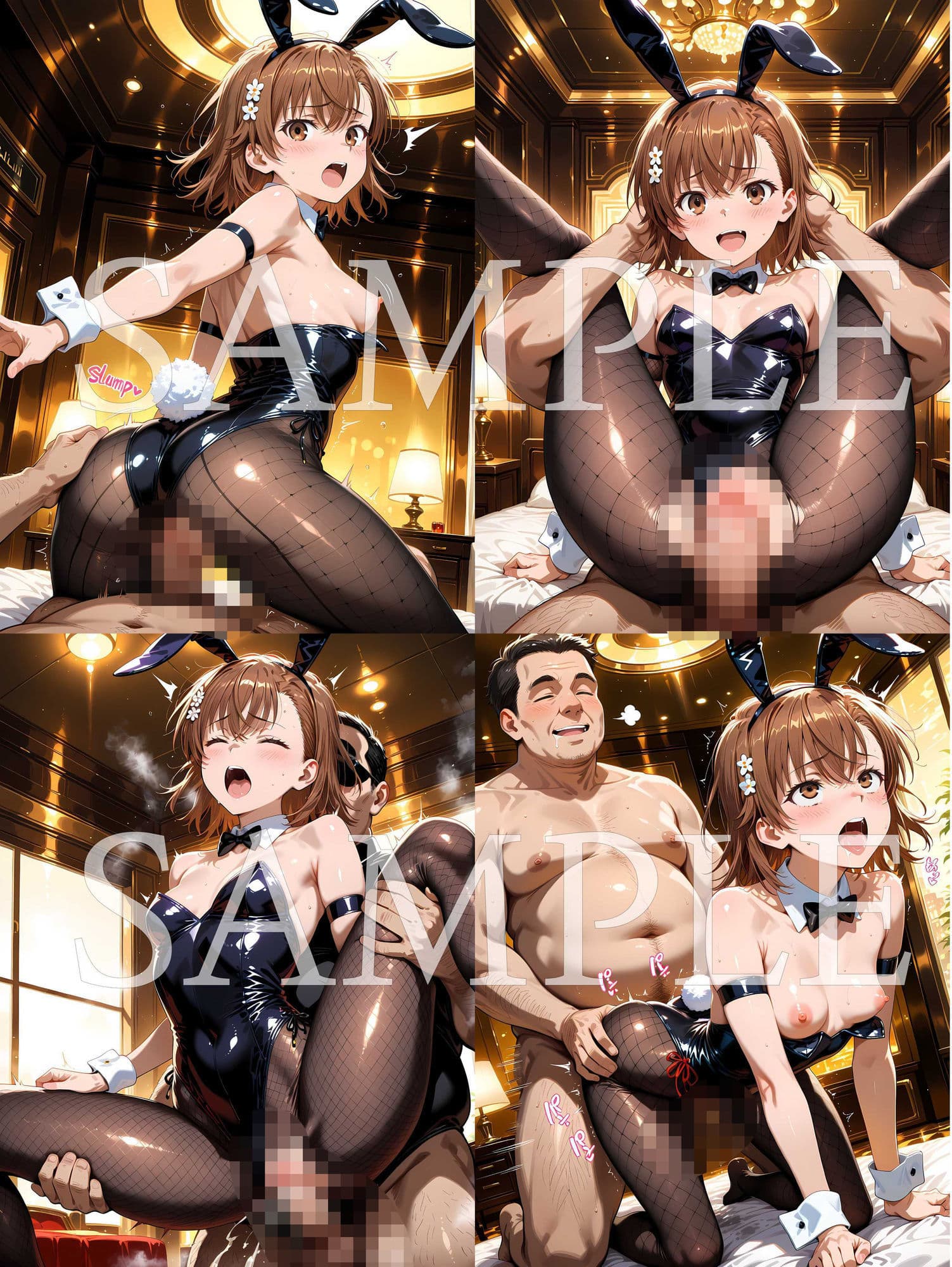 絶倫オジサンがバニーガールを食い荒らしまくって無責任膣内出し！ 御〇 美〇 編 サンプル4