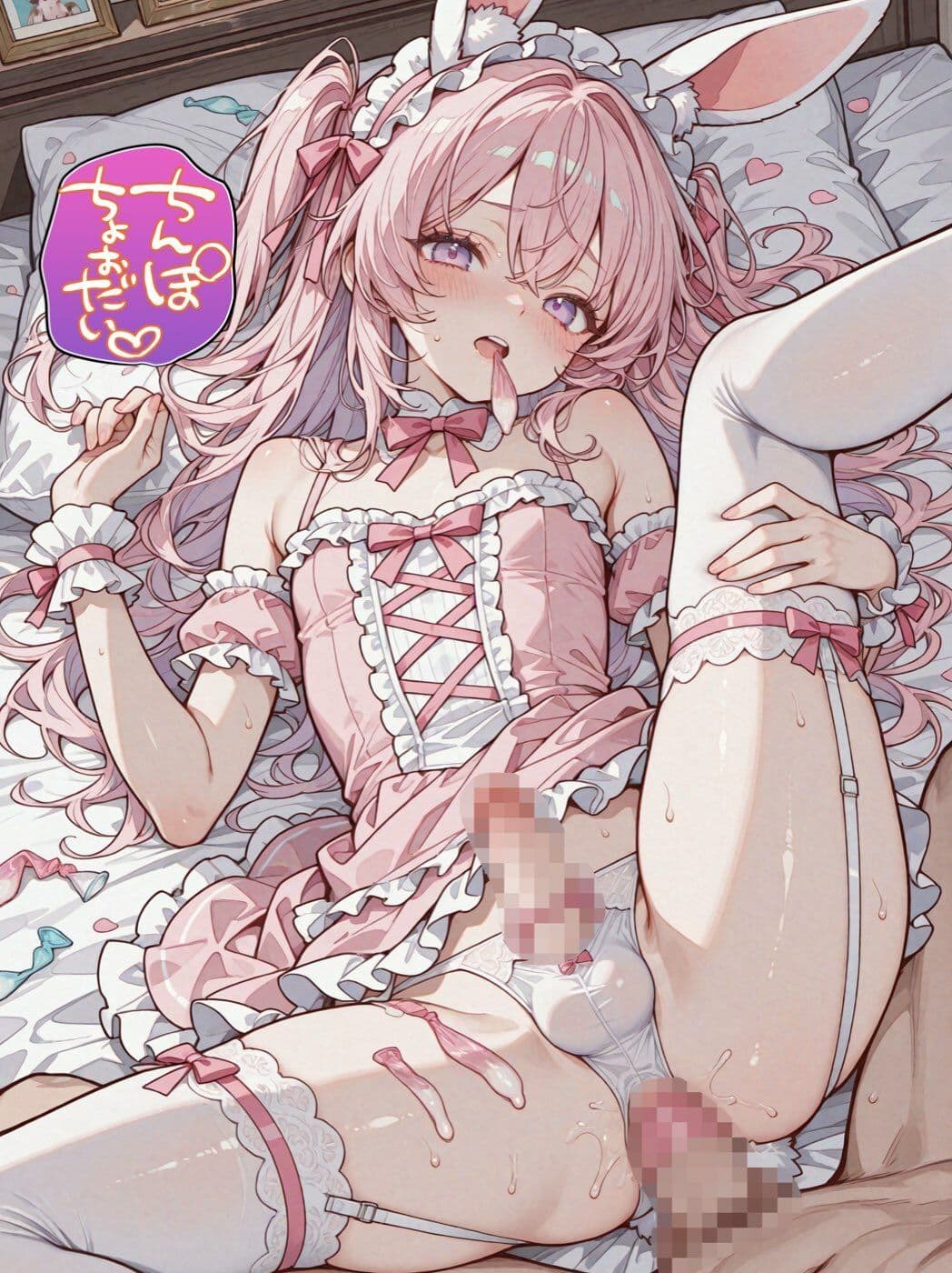 フルボッキ！ケモ耳男の娘！〜可愛いお尻の穴でメスイキ初体験〜 サンプル1