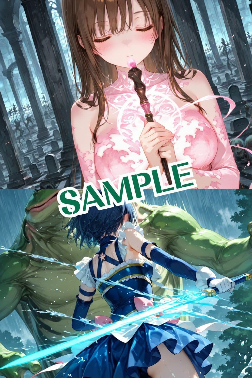 魔法戦士えりな＆せりか vol.4 ゾンビとゴブリンの餌食 編 サンプル10