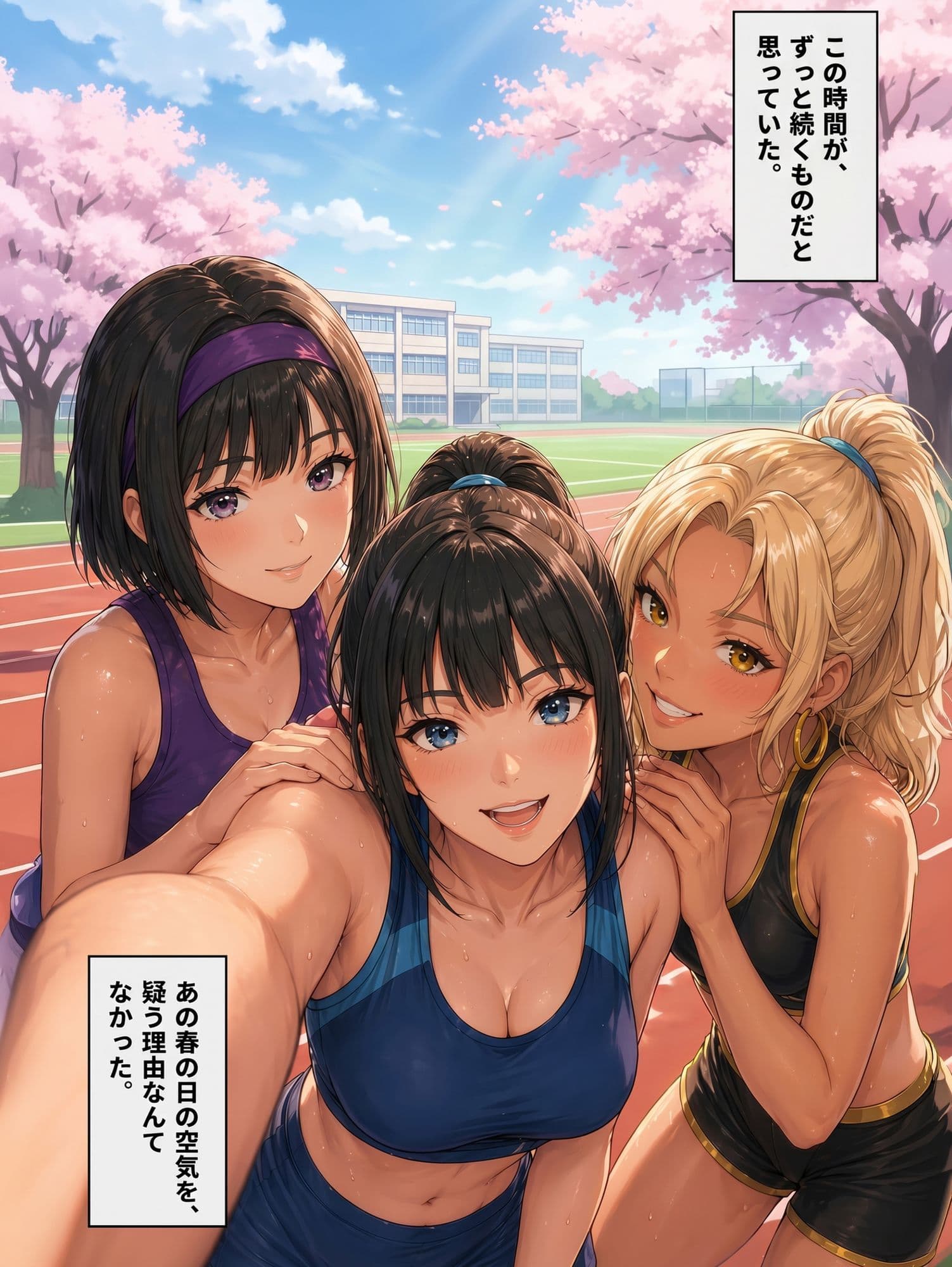 【陸上実妹3姉妹NTRシリーズ】 ハゲ山コーチの毒牙 Vol.1〜3セット サンプル2