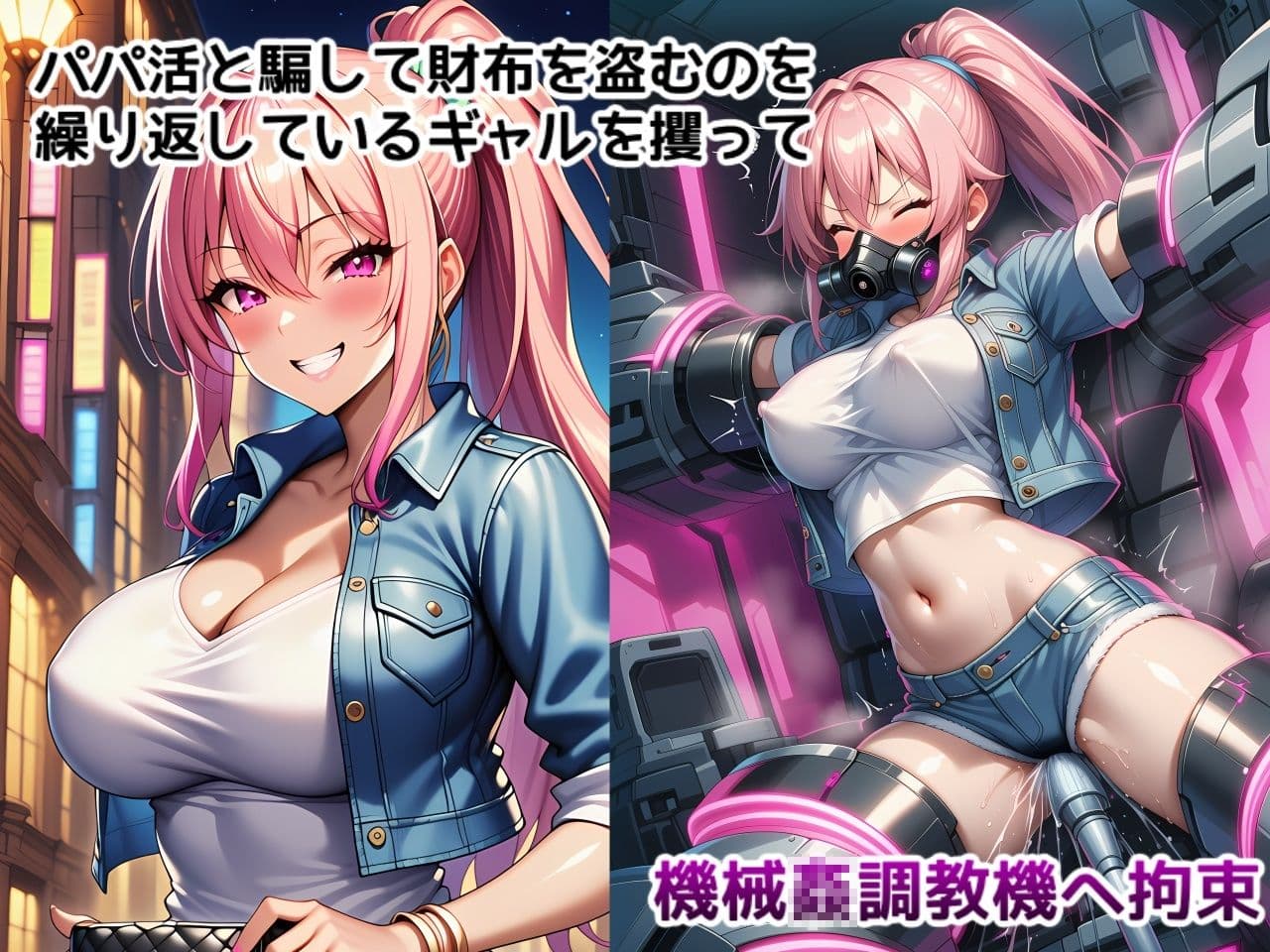 イキ地獄絶対服従調教機vol.7〜パパ活詐欺ギャルを機械責め快楽拷問でワカラセて従順なイキ人形に屈服させる話 サンプル1