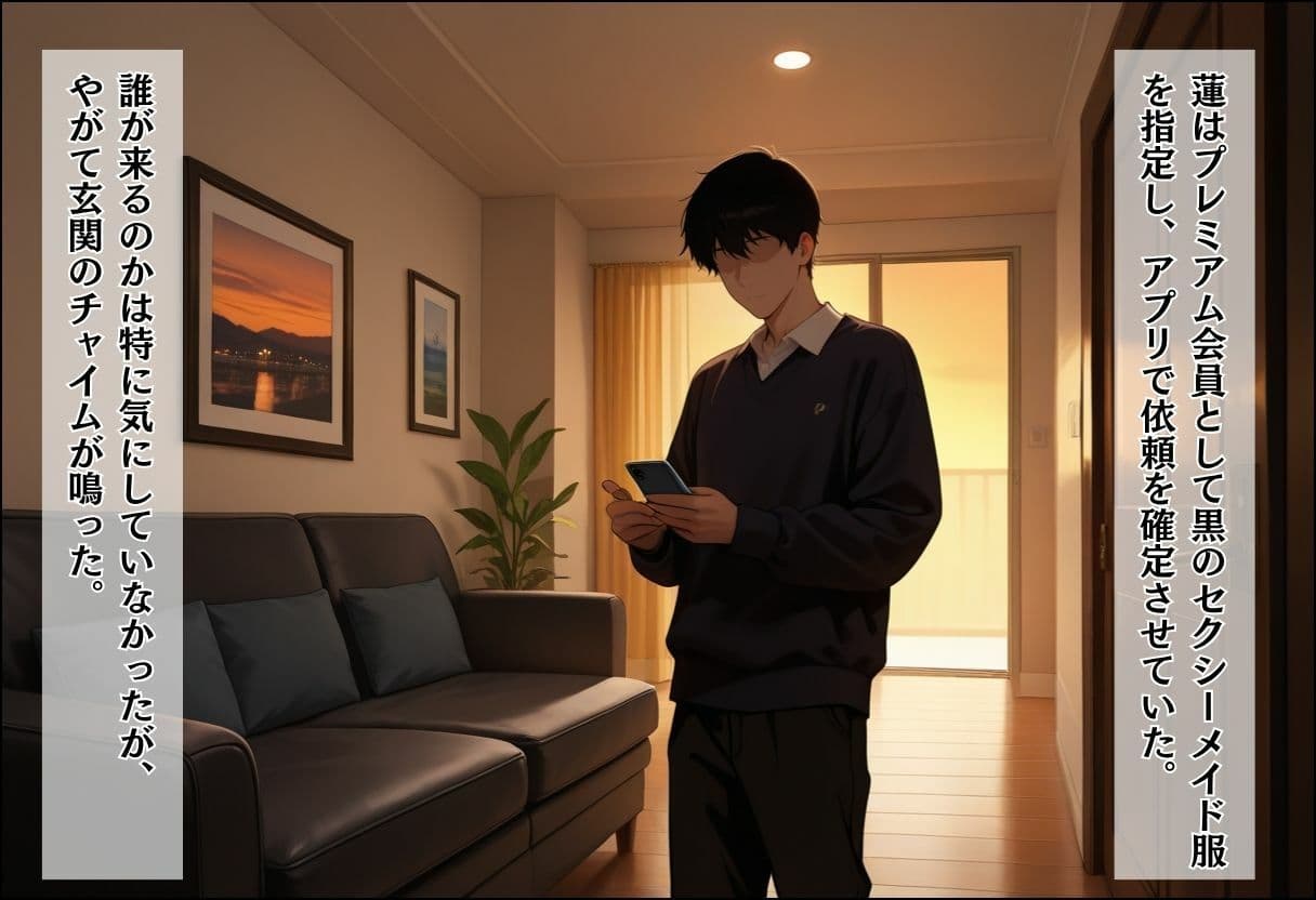 家事代行アプリで人妻をコスプレ奉仕させる話 〜隣人妻メイド奉仕編〜 サンプル4