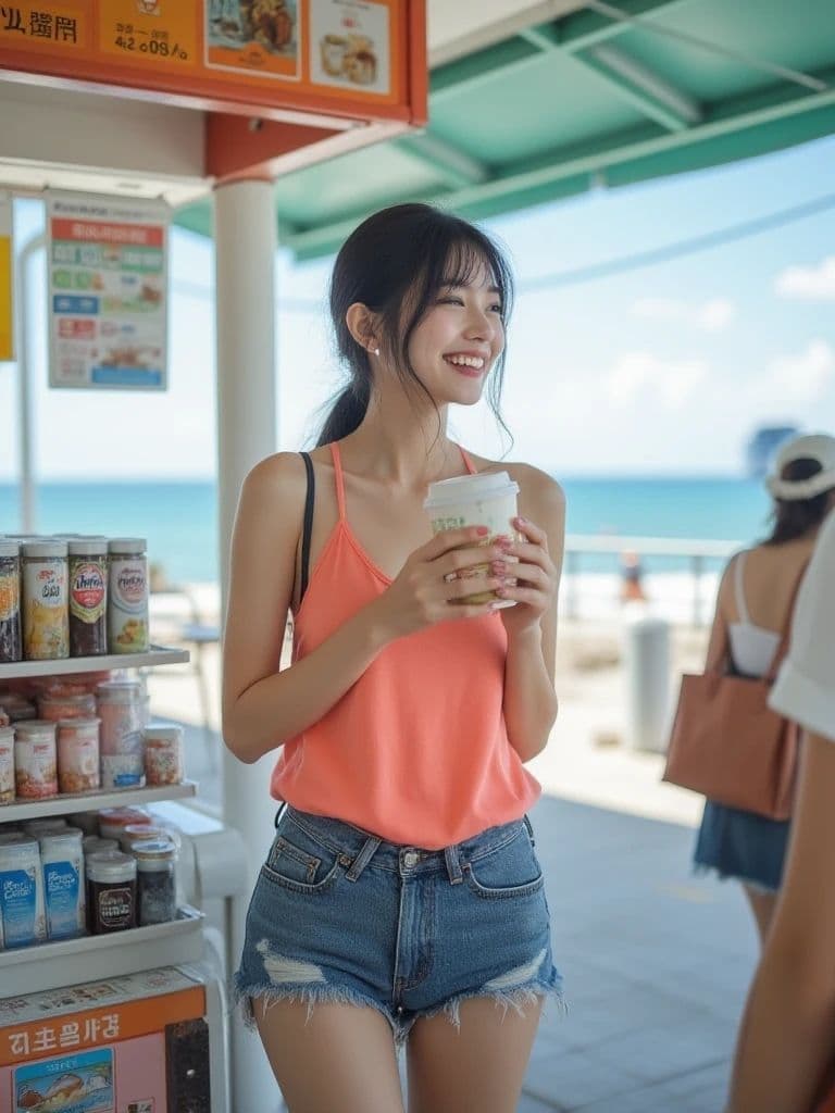 AI美女写真集 真夏の思い出 サンプル3