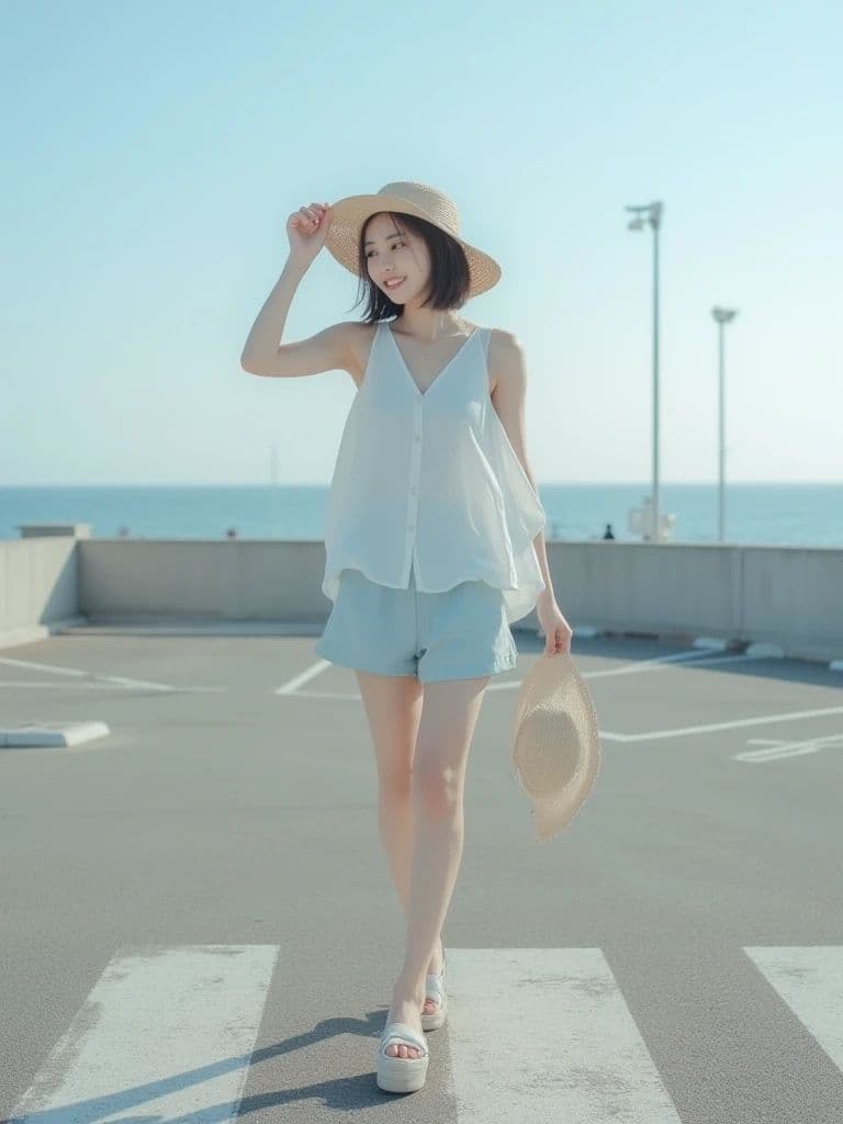 AI美女写真集 真夏の思い出 サンプル4