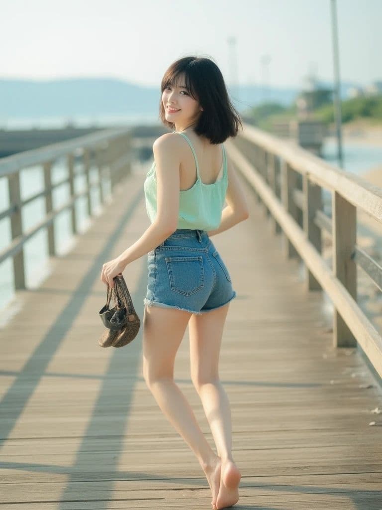 AI美女写真集 真夏の思い出 サンプル5
