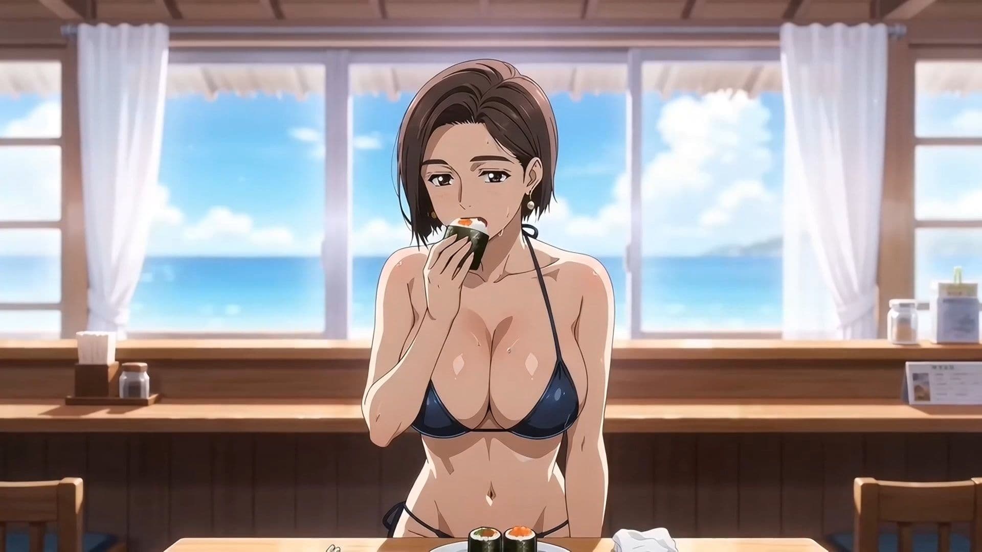 禁断の味？ 食べるくしゃみアニメーション！/ A Forbidden Taste？ An ‘Eating a Sneeze’ Animation！ サンプル10