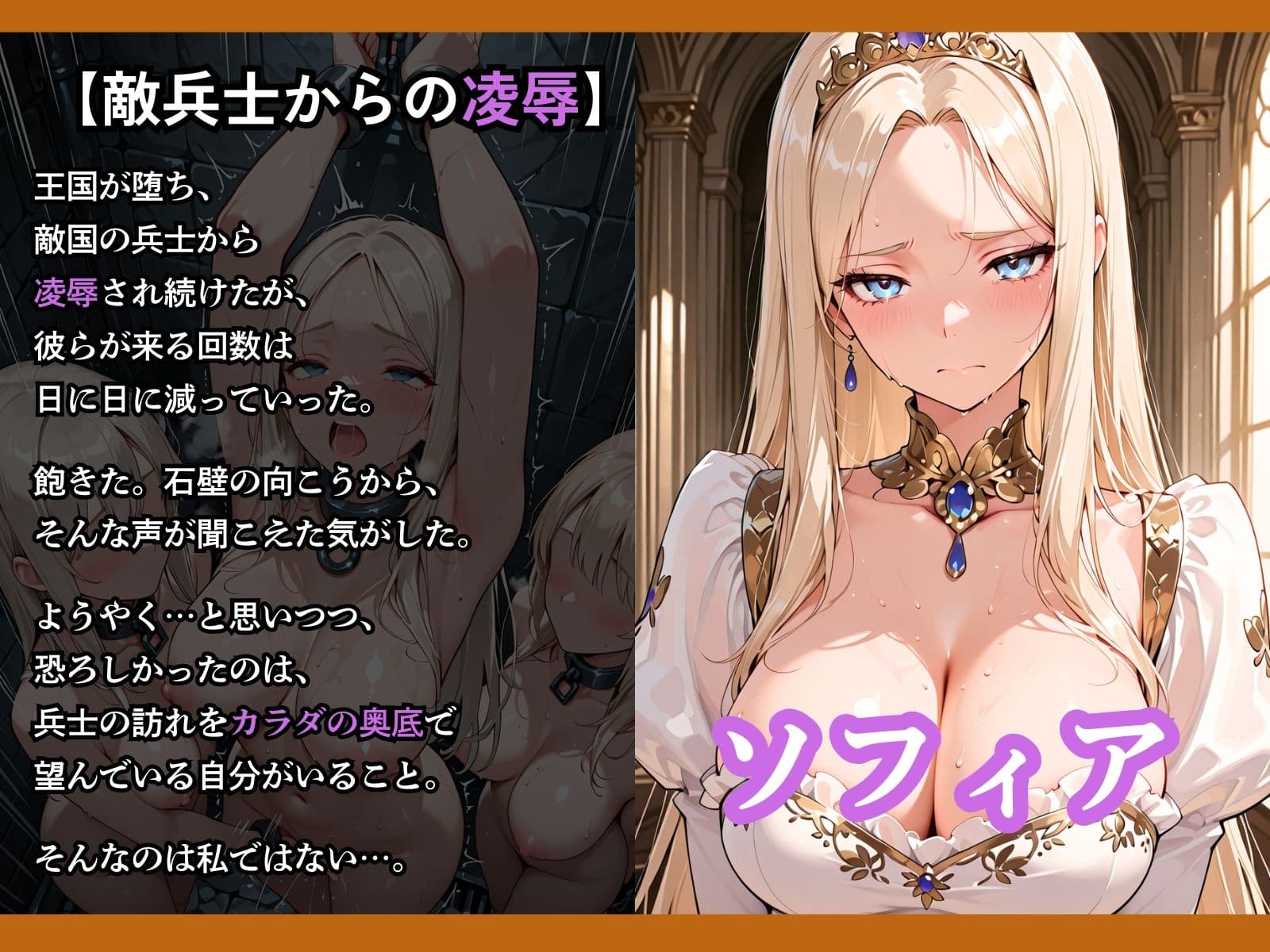 性奴●になった姫〜下女に寸止めされてイキたくてしかたない状態で金持ちおじに買われた5人の姫〜【王国は堕ちた。次は…わたしの番4】 サンプル3