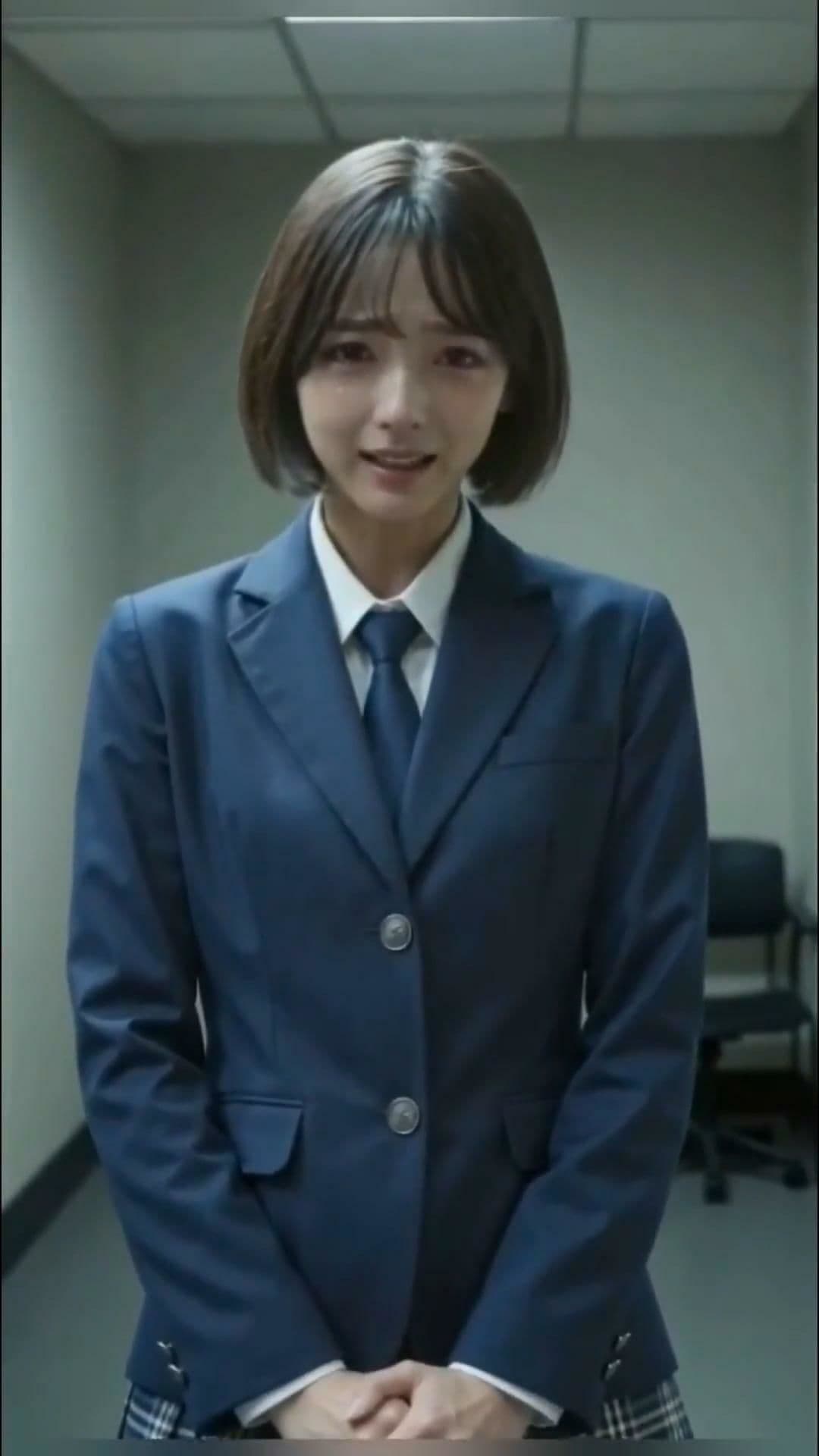 実写系!女子校生にしゃぶらせて顔射する動画 サンプル3