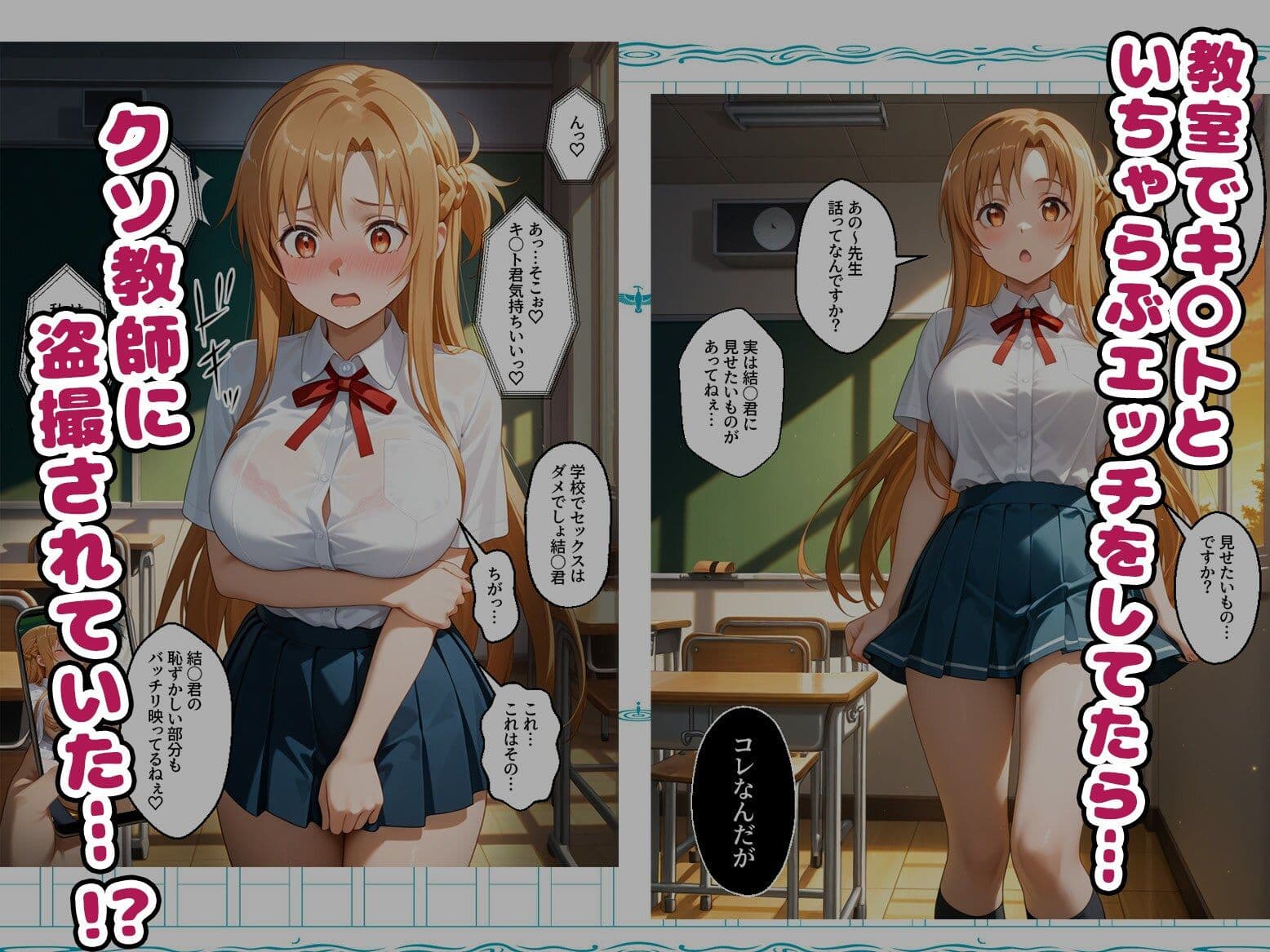 寝取られ性指導〜痴態盗撮？完全服従〜1話【S〇O】 サンプル1