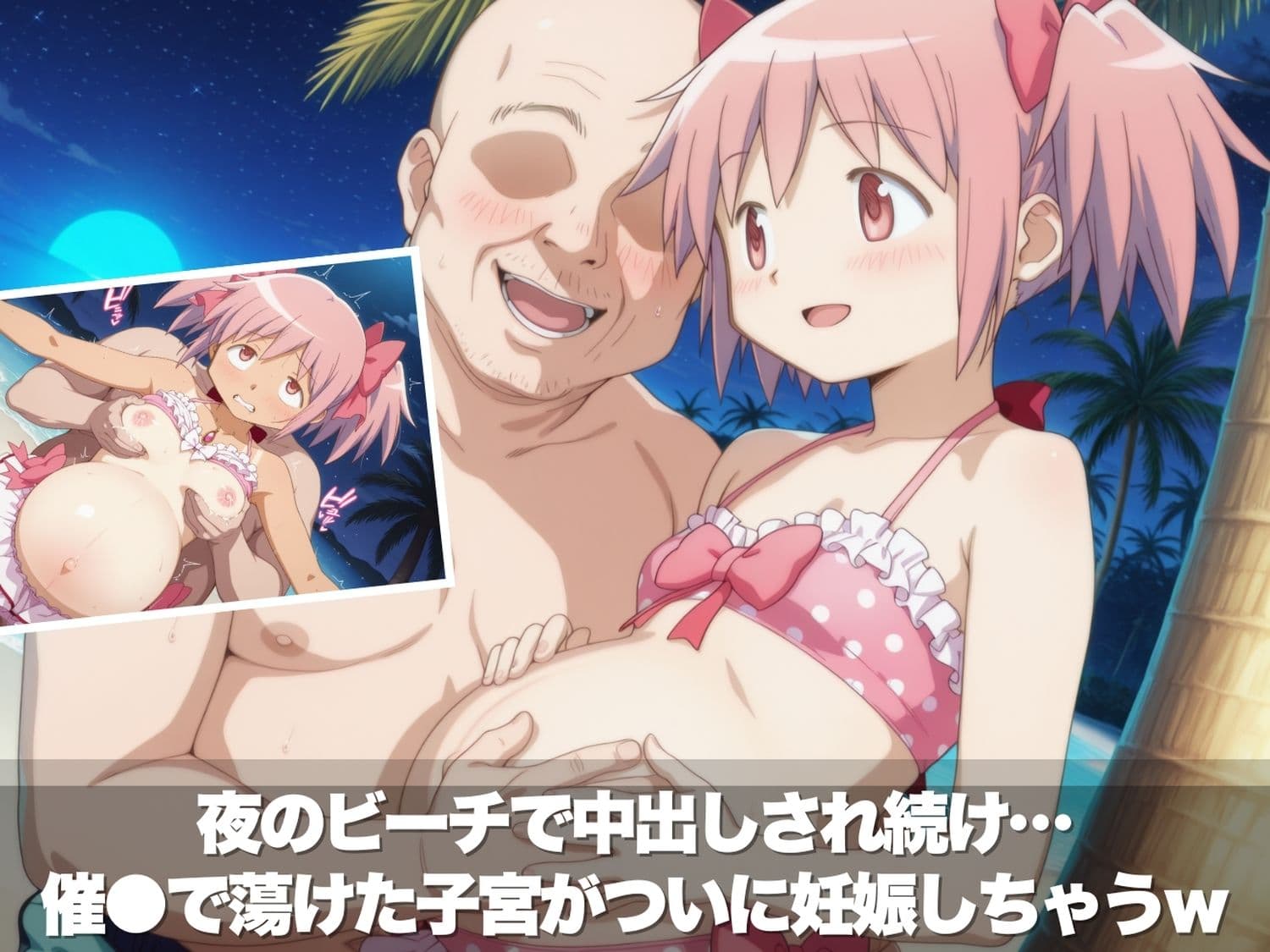 真夏の淫夢ビーチ  魔●少女ま●か★マ●カ編 サンプル10