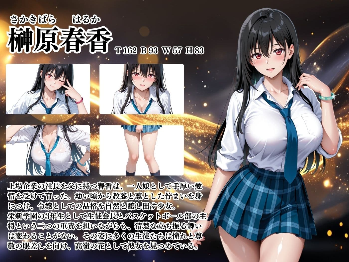 【4Kイラスト】1万3000人の生徒を抱いた校長による榊原春香への性指導（林間合宿編） サンプル2