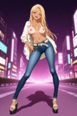 ★SEX有★【裸ジーンズ女子13】今夜は金髪ギャルとヤりまくり！！ サンプル3