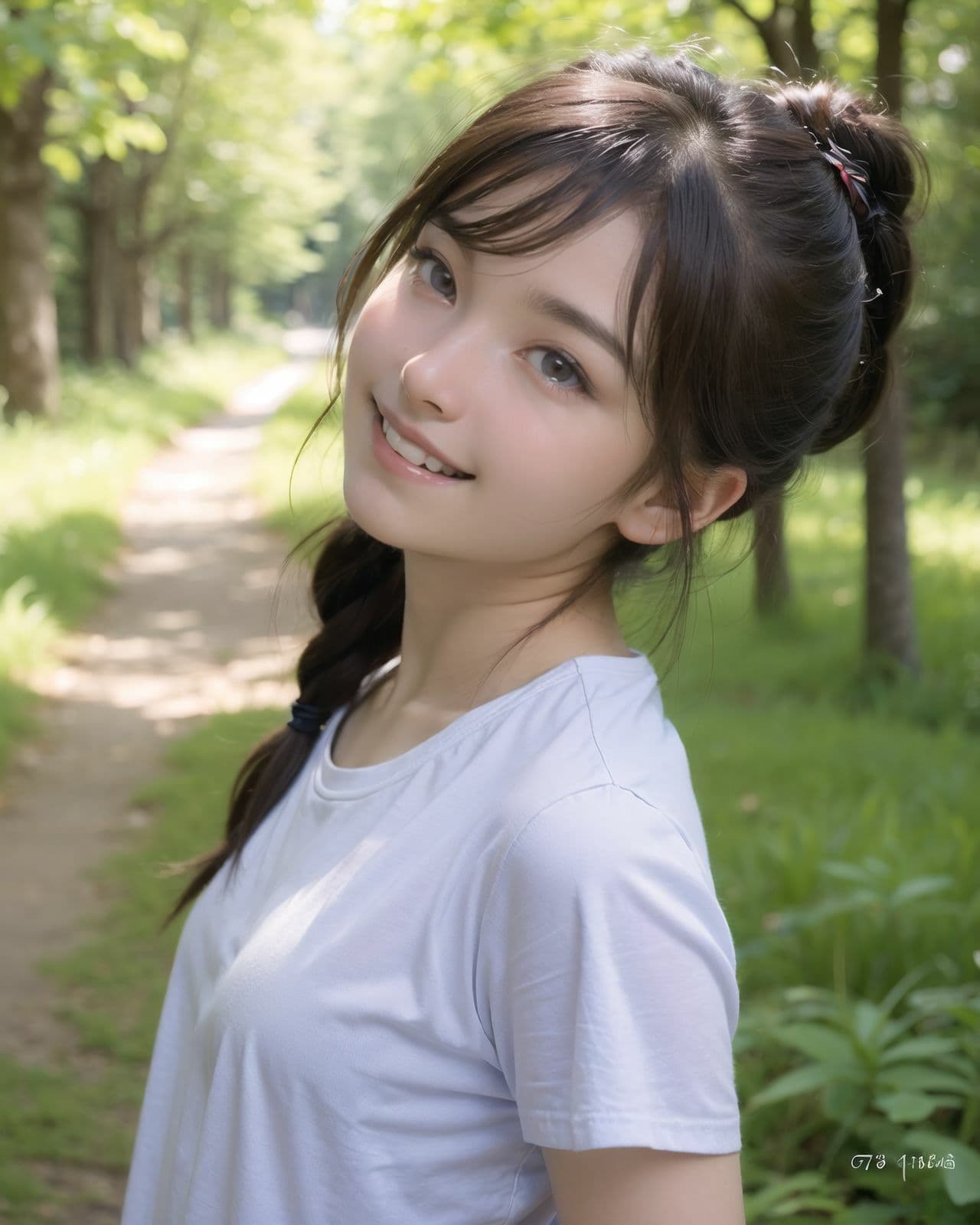 AI美少女写真集 素顔の RUNA - （2） 〜光に揺れる透明な笑顔〜 サンプル1