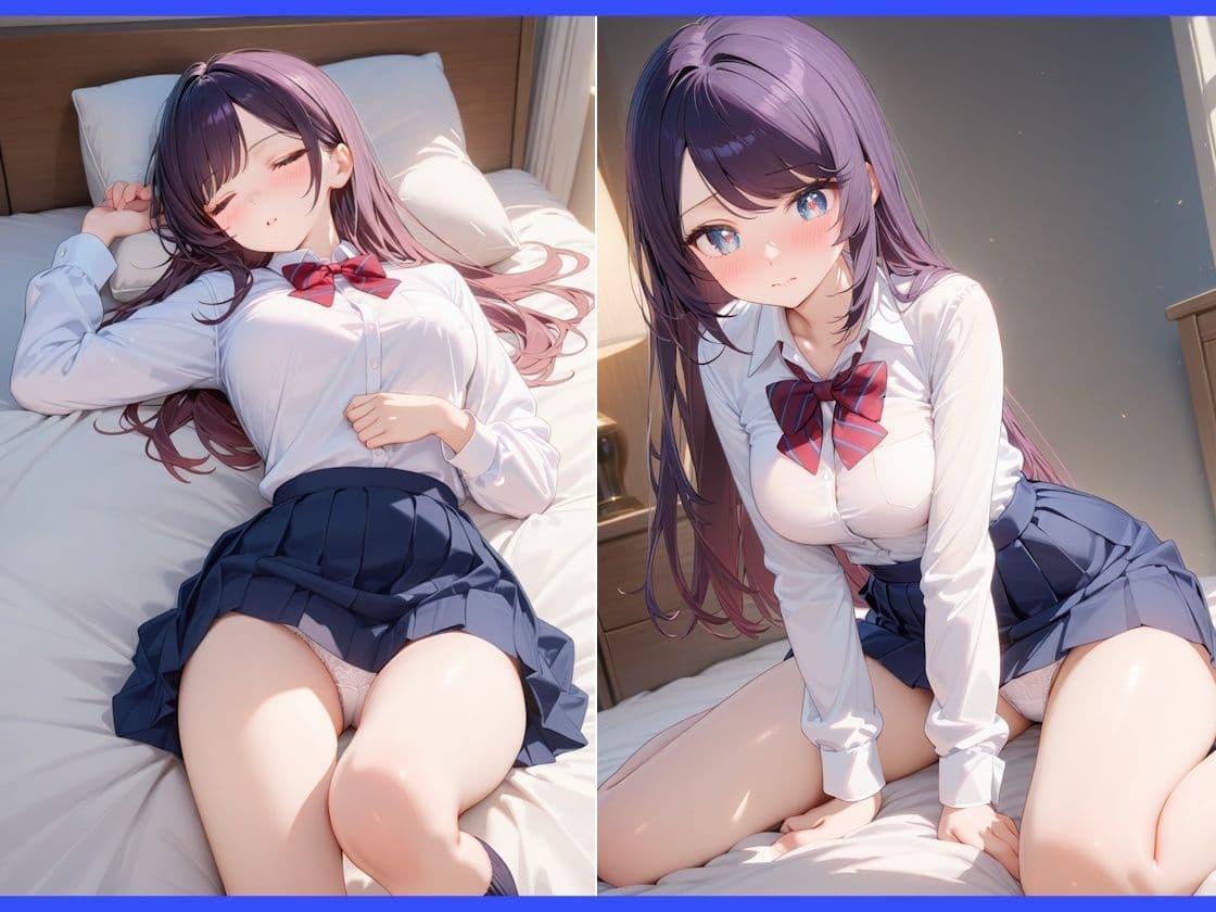 ガチパンチラ -黒髪清楚JK篇- サンプル5