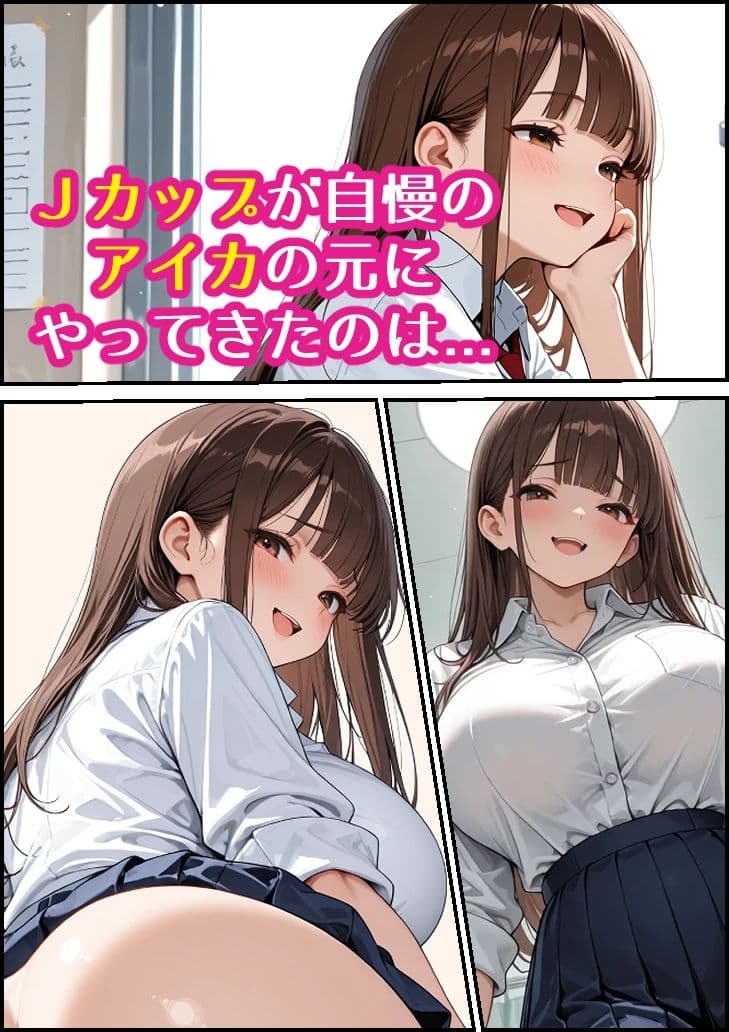 巨乳JKと巨乳母が爆乳担任教師とレズバトルした話 サンプル2