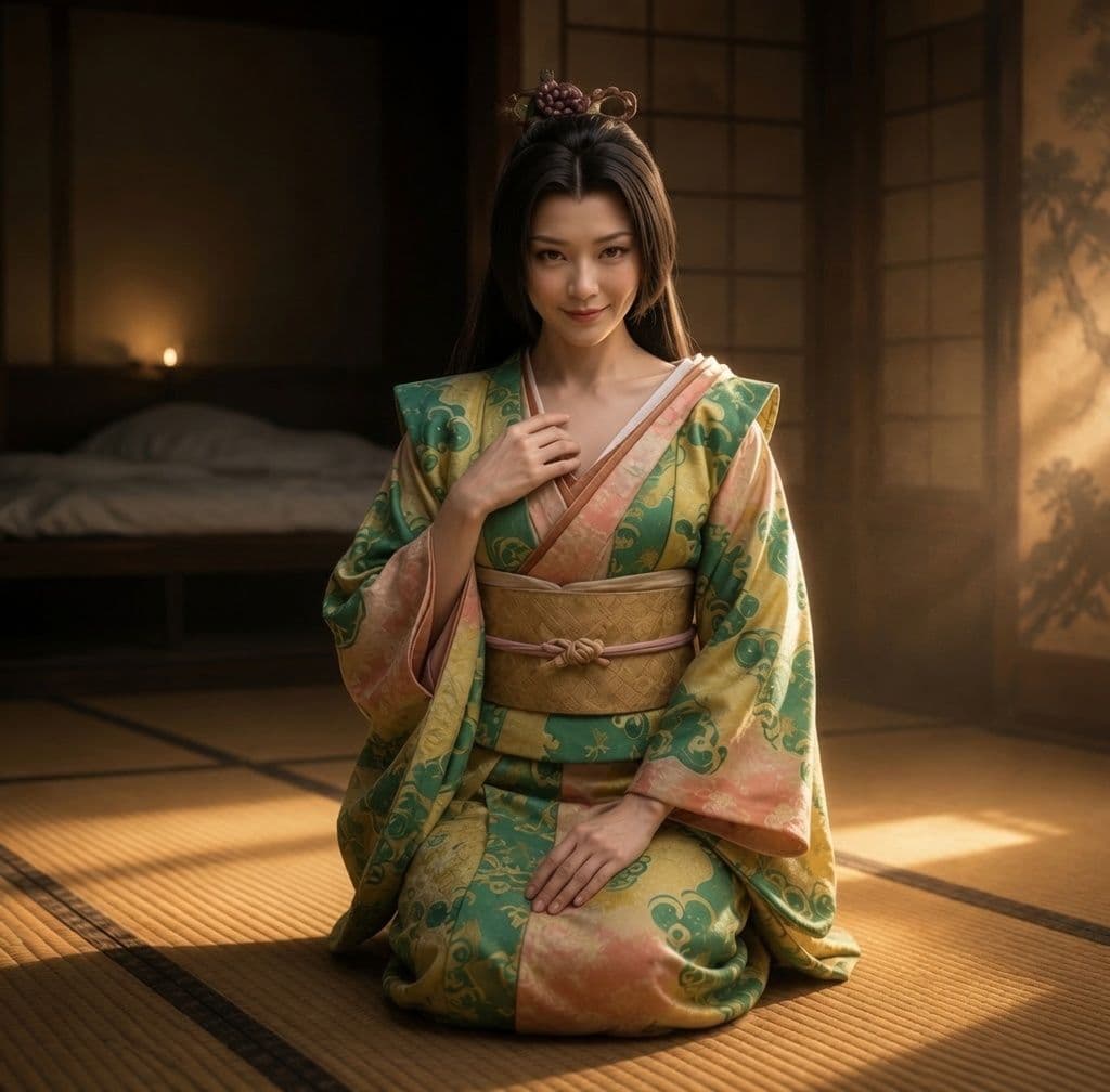 戦国乙女・おくに絵巻「乱れる着物、一夜の秘め事」 サンプル5