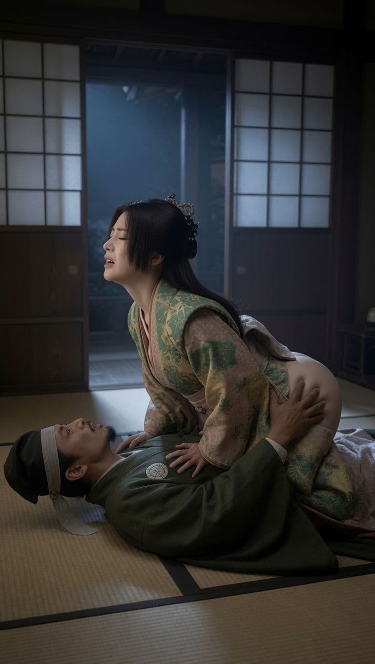 戦国乙女・おくに絵巻「乱れる着物、一夜の秘め事」 サンプル8