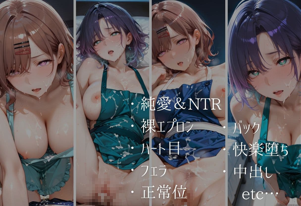 純愛新婚の果てに…裸エプロン妻の隣人NTRでハート目にVol.2 サンプル10