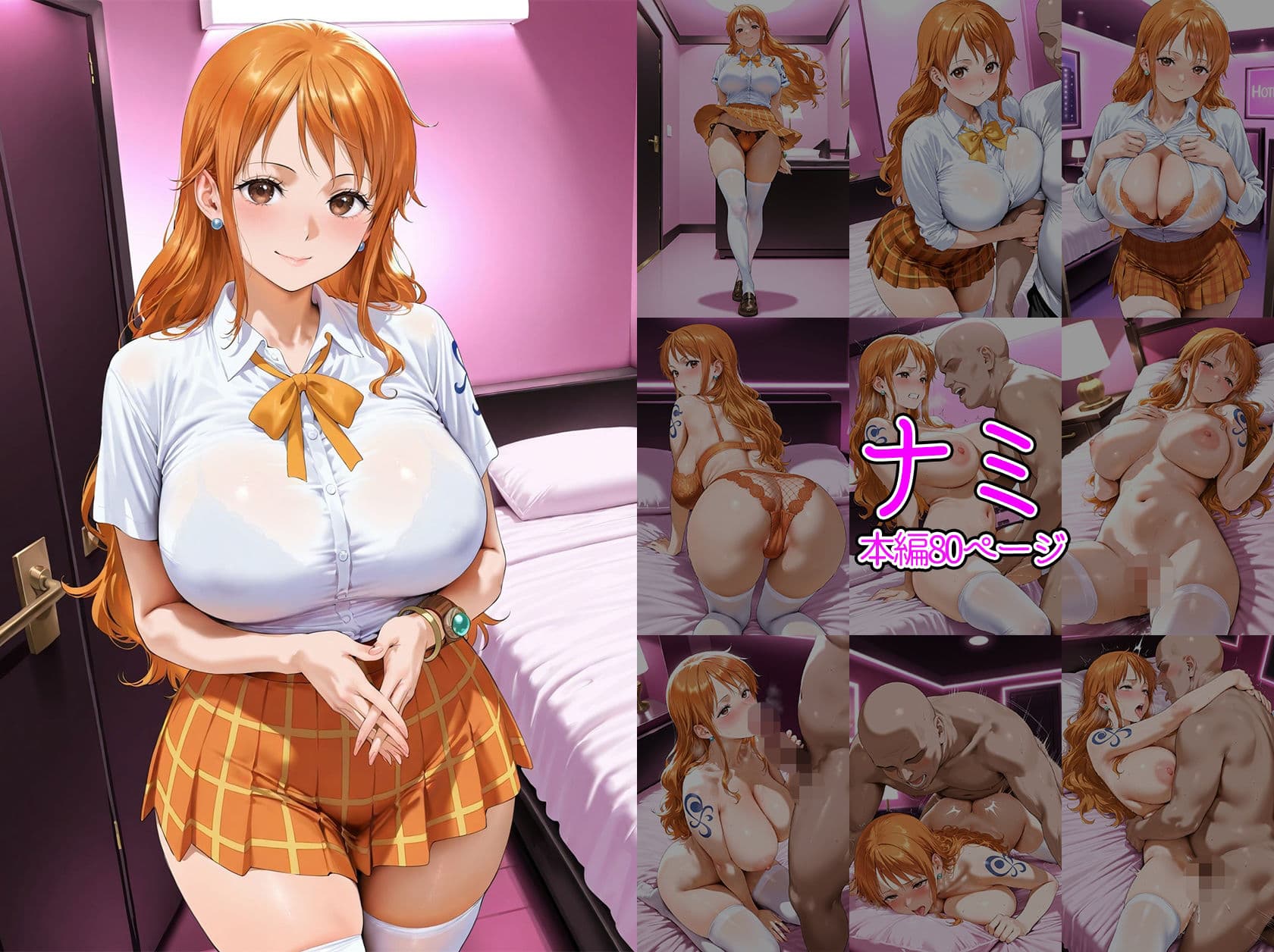 【総集編】 淫夢学園 〜ワン〇ース JKイメクラ〜 サンプル2